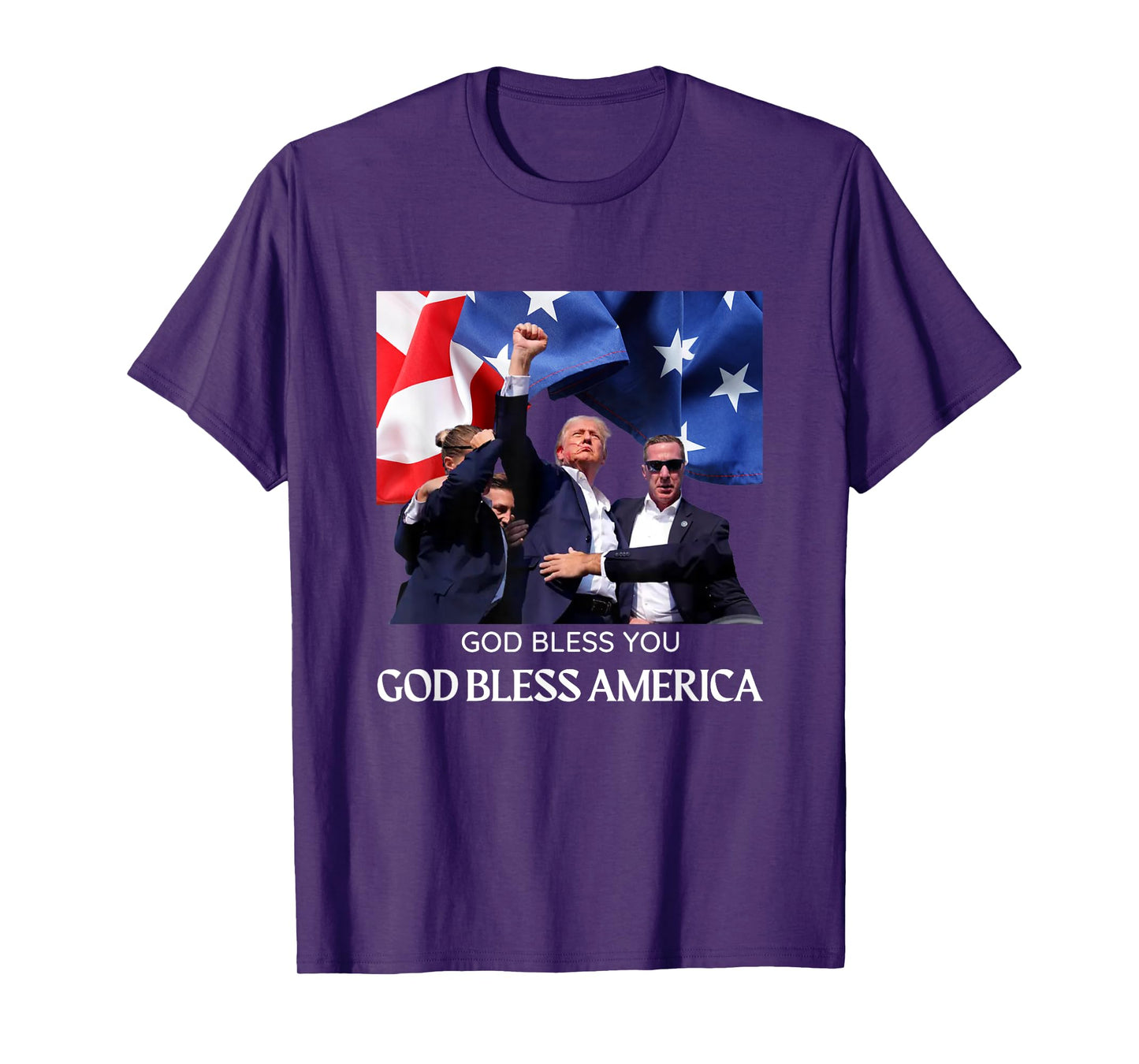 Donald Trump 2024 God Bless You - God Bless America T-Shirt