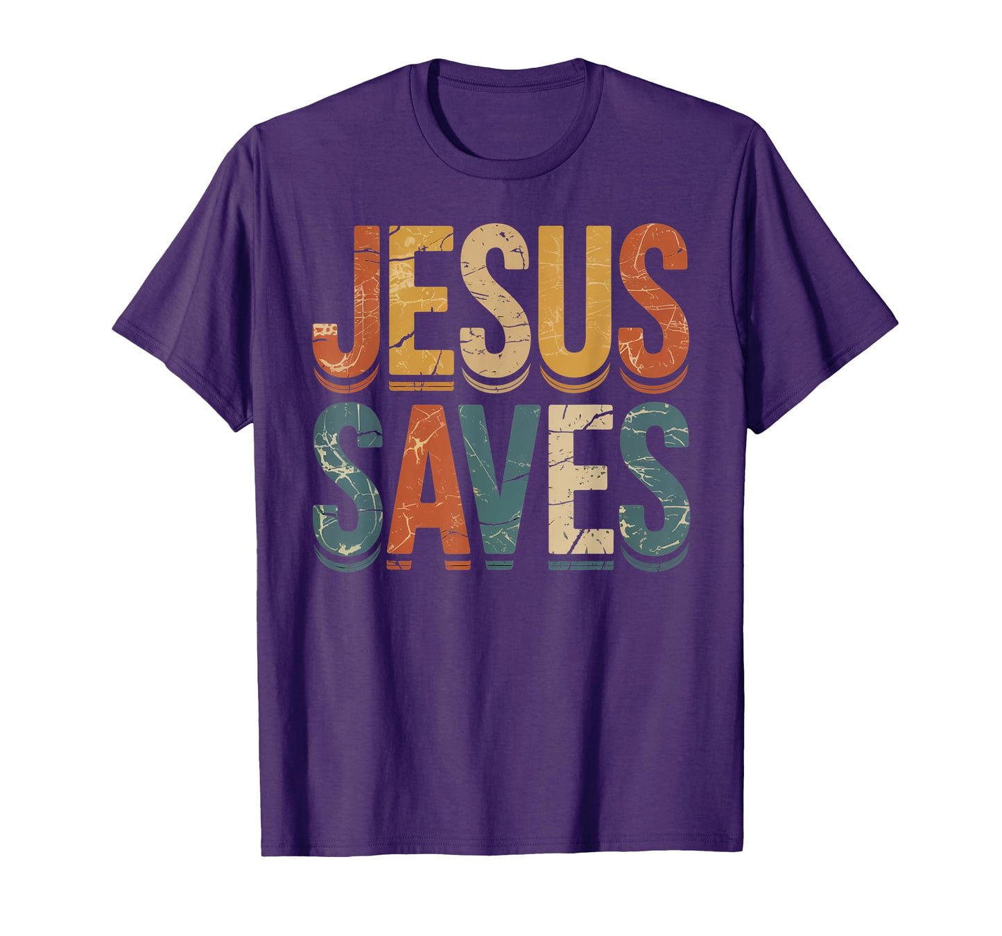 Jesus Saves Cross Christian Religious Faith Mens T-Shirt