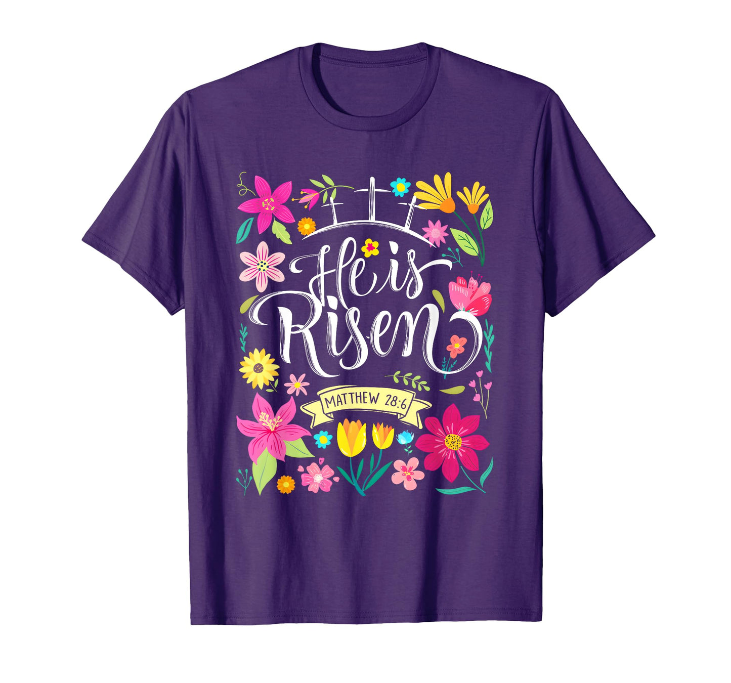He is Risen Jesus Coquette Christian Happy Easter Kids Women T-Shirt