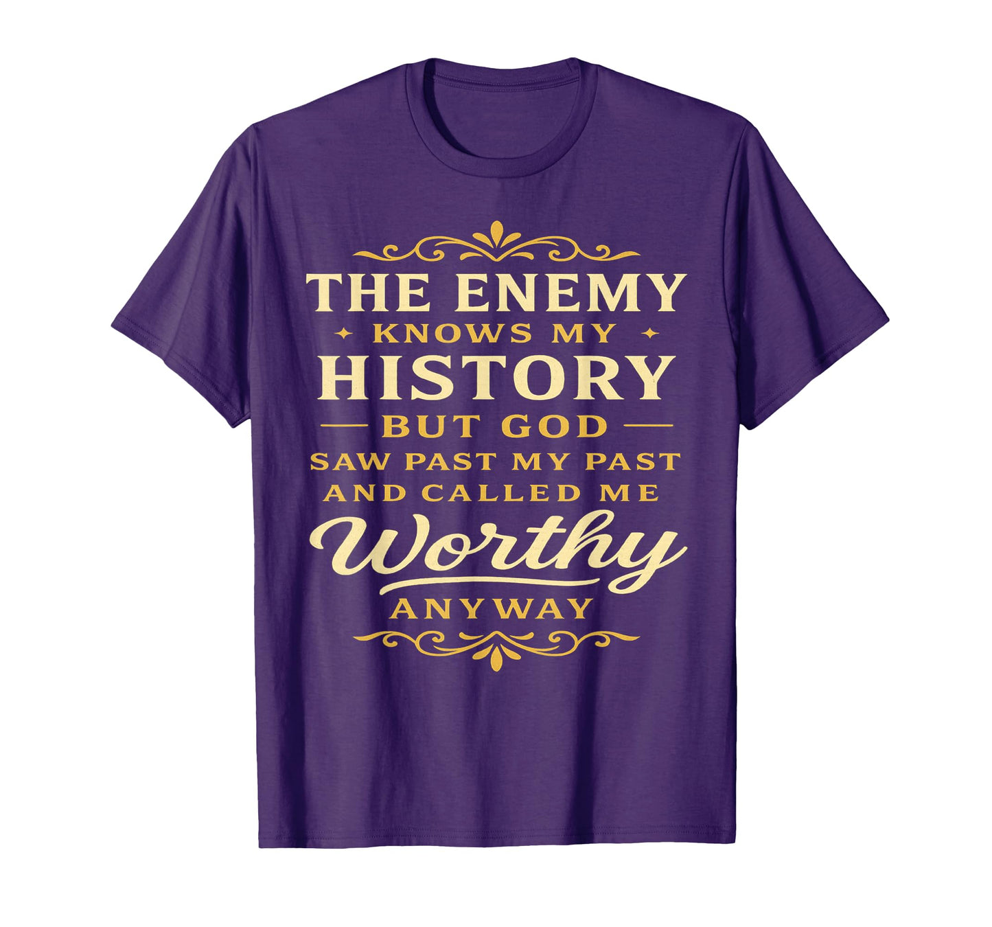 Inspirational Christian Religious Faith Based God Themed T-Shirt