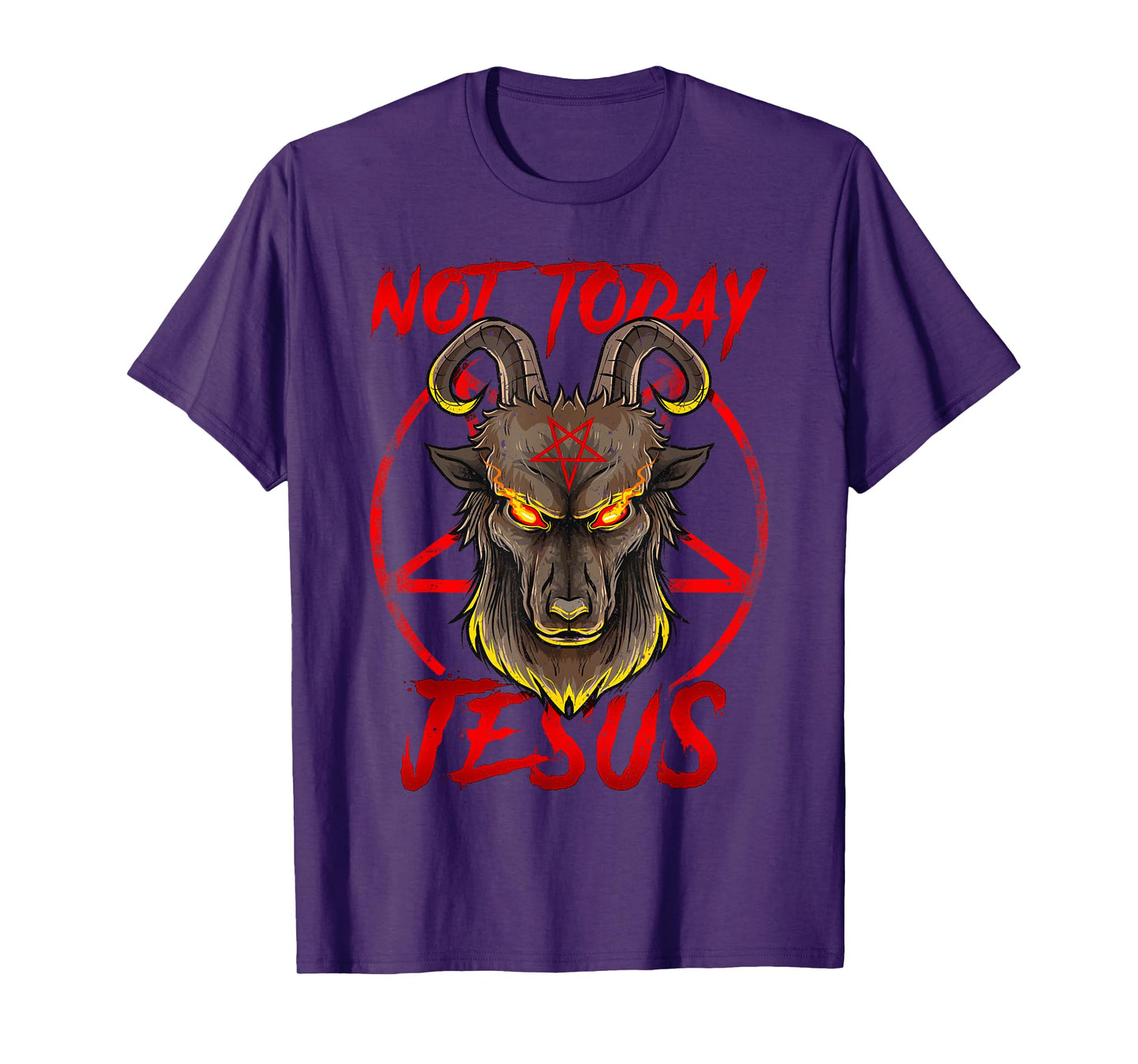 Not Today Jesus - Satan Religion Non-Believer T-Shirt