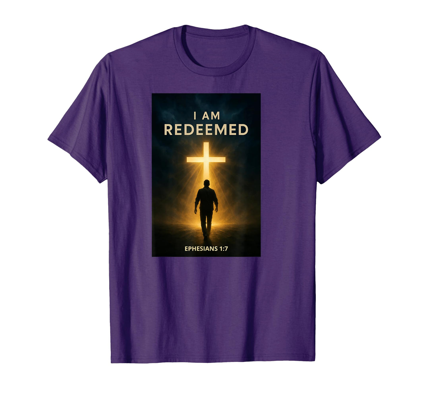 I Am Redeemed Powerful Ephesians 17 Scripture Bible Verses T-Shirt