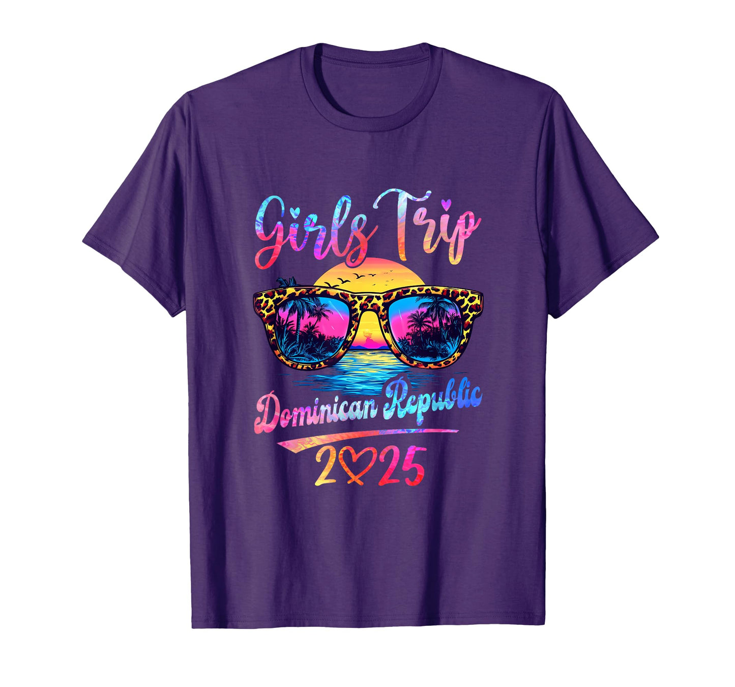 Girls Trip Dominican Republic 2025 Matching Summer Vacation T-Shirt