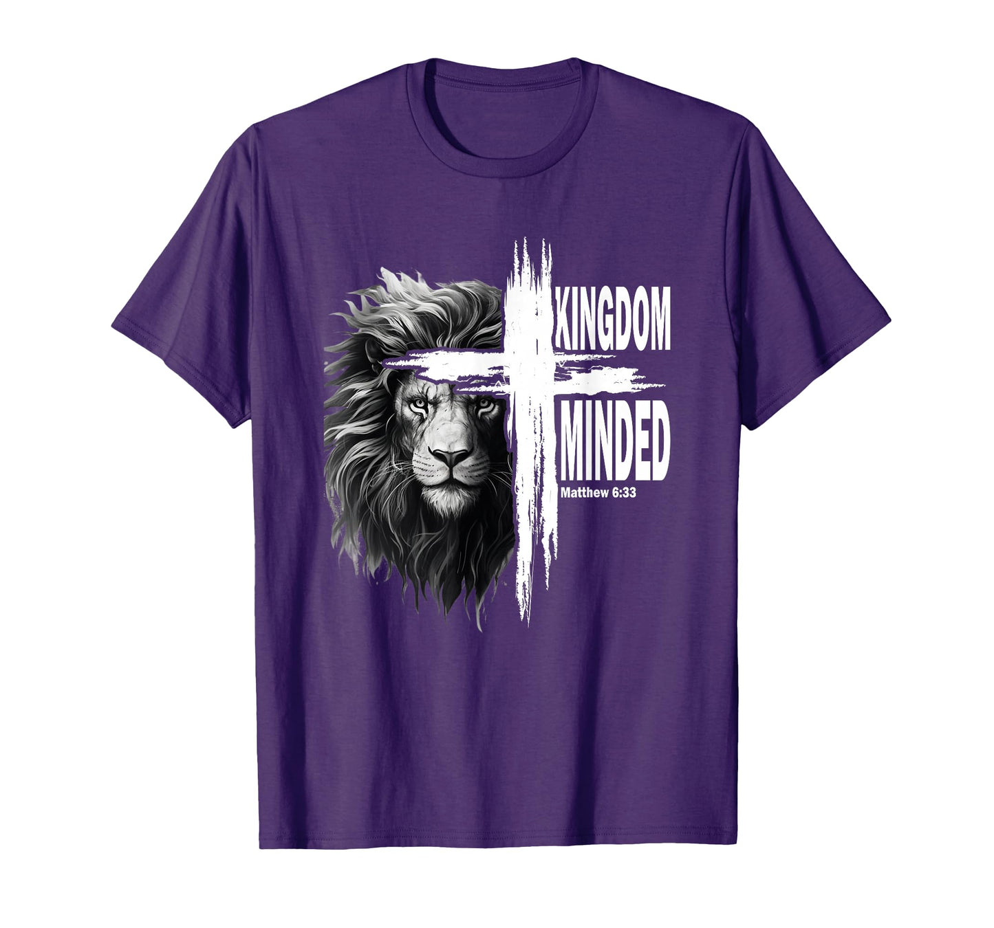 Kingdom Minded Matthew 6:33 Christian Pray Jesus Faith T-Shirt