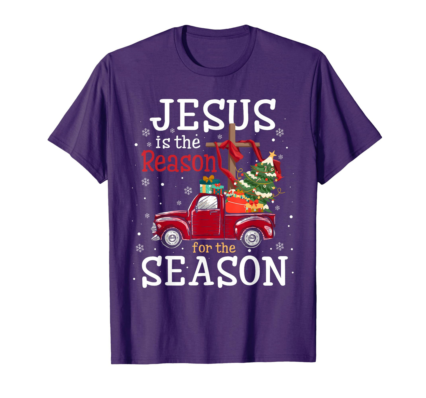 Jesus is The Reason for The Season Christian Faith Christmas T-Shirt