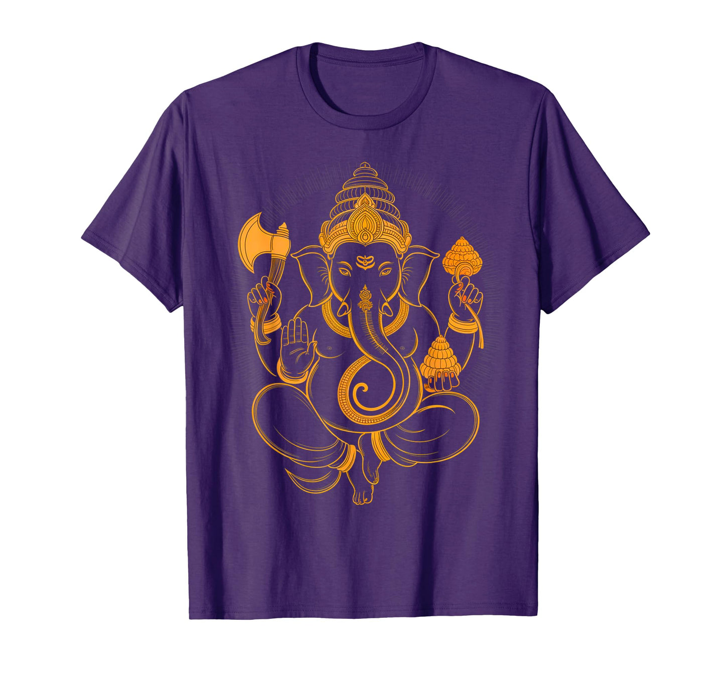 Hindu Ganesha Puja Elephant God India Meditation Yoga Murti T-Shirt