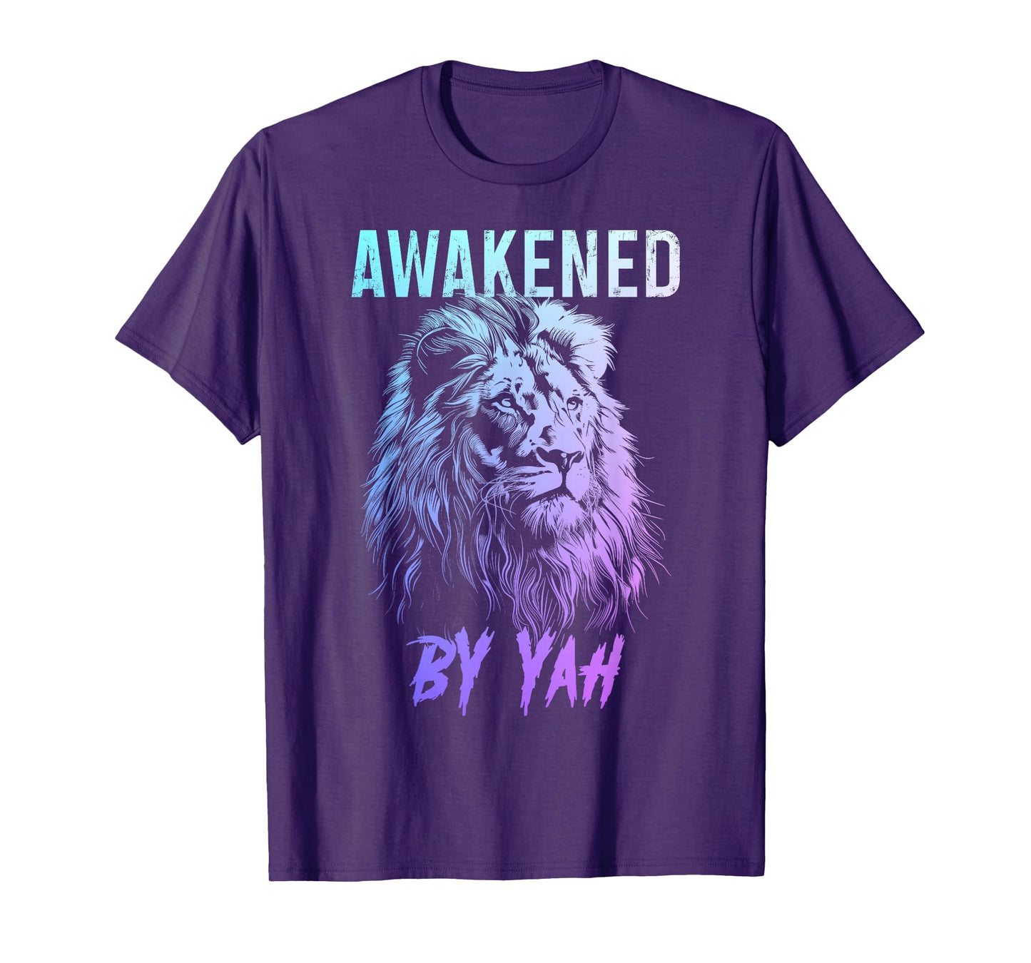 Hebrew Israelite Awakened By Yah Lion Of Judah Jewish Yahweh T-Shirt