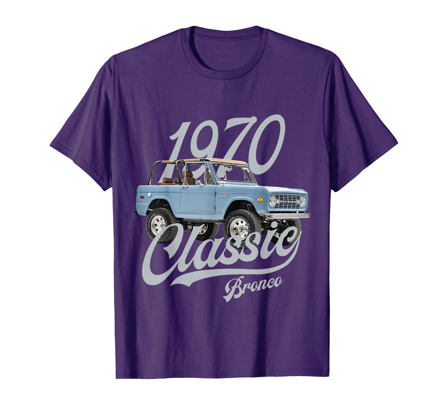 Classic bronco 1970 blue white T-Shirt