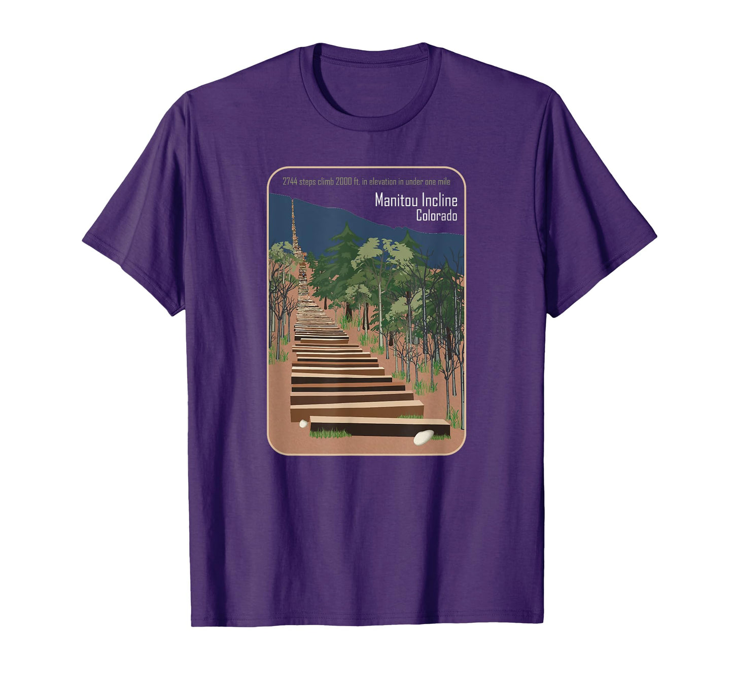 Manitou Incline, Colorado T-Shirt
