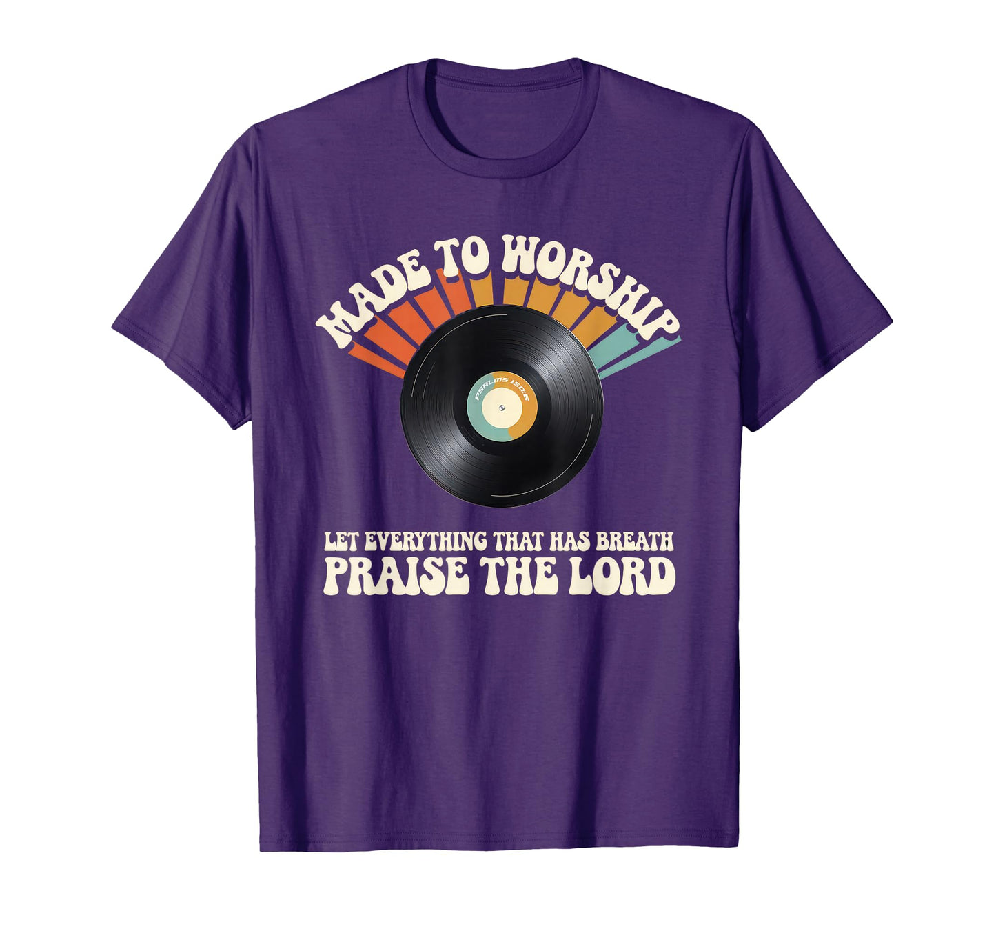 Worship Tshirt Christian Music Retro Cassette Psalms 150:6 T-Shirt