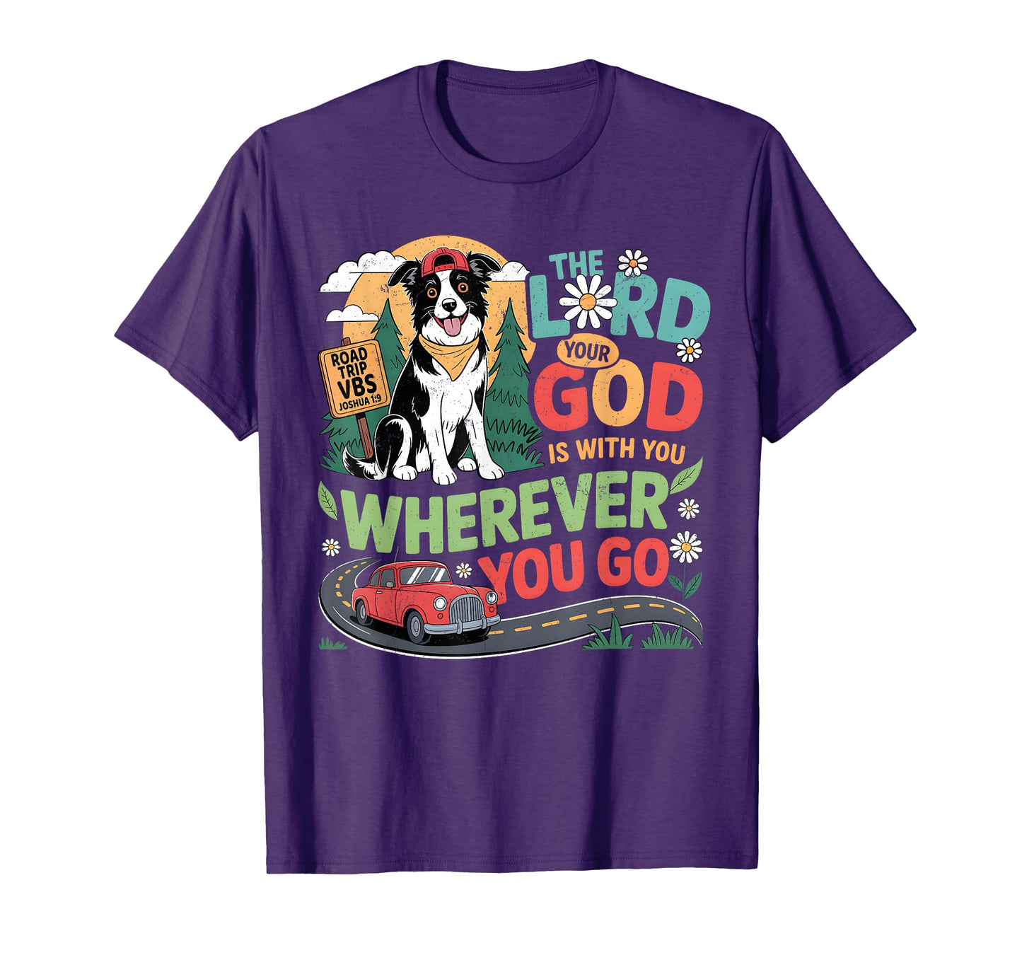 Road Trip VBS 2025 Christian Dog Bible Theme T-Shirt for Men Women Kids