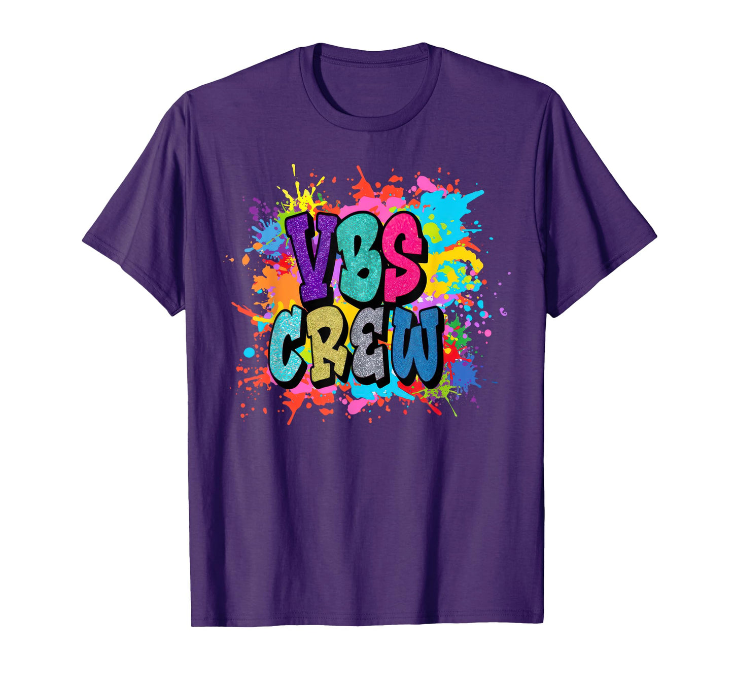 Colorful VBS Crew VBS 2025 Vacation Bible School Christian T-Shirt