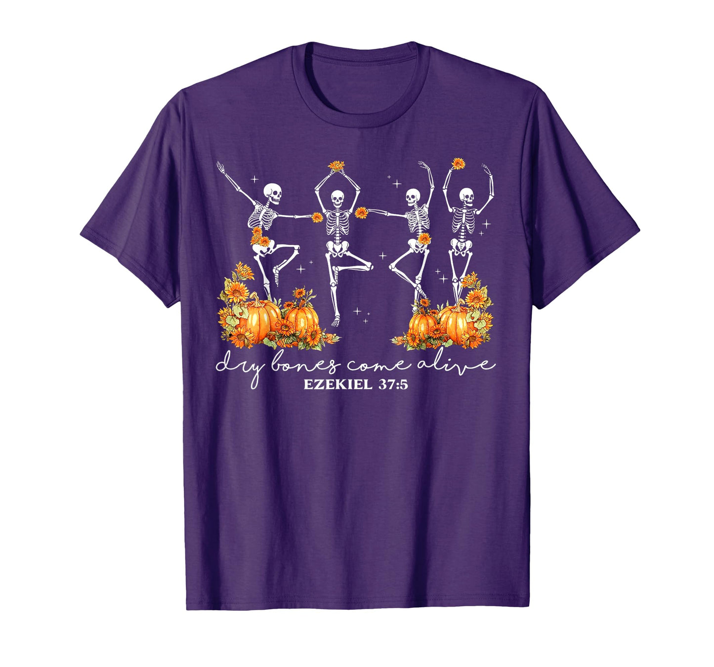 Funny Dancing Skeleton Dry Bones Come Alive Halloween T-Shirt
