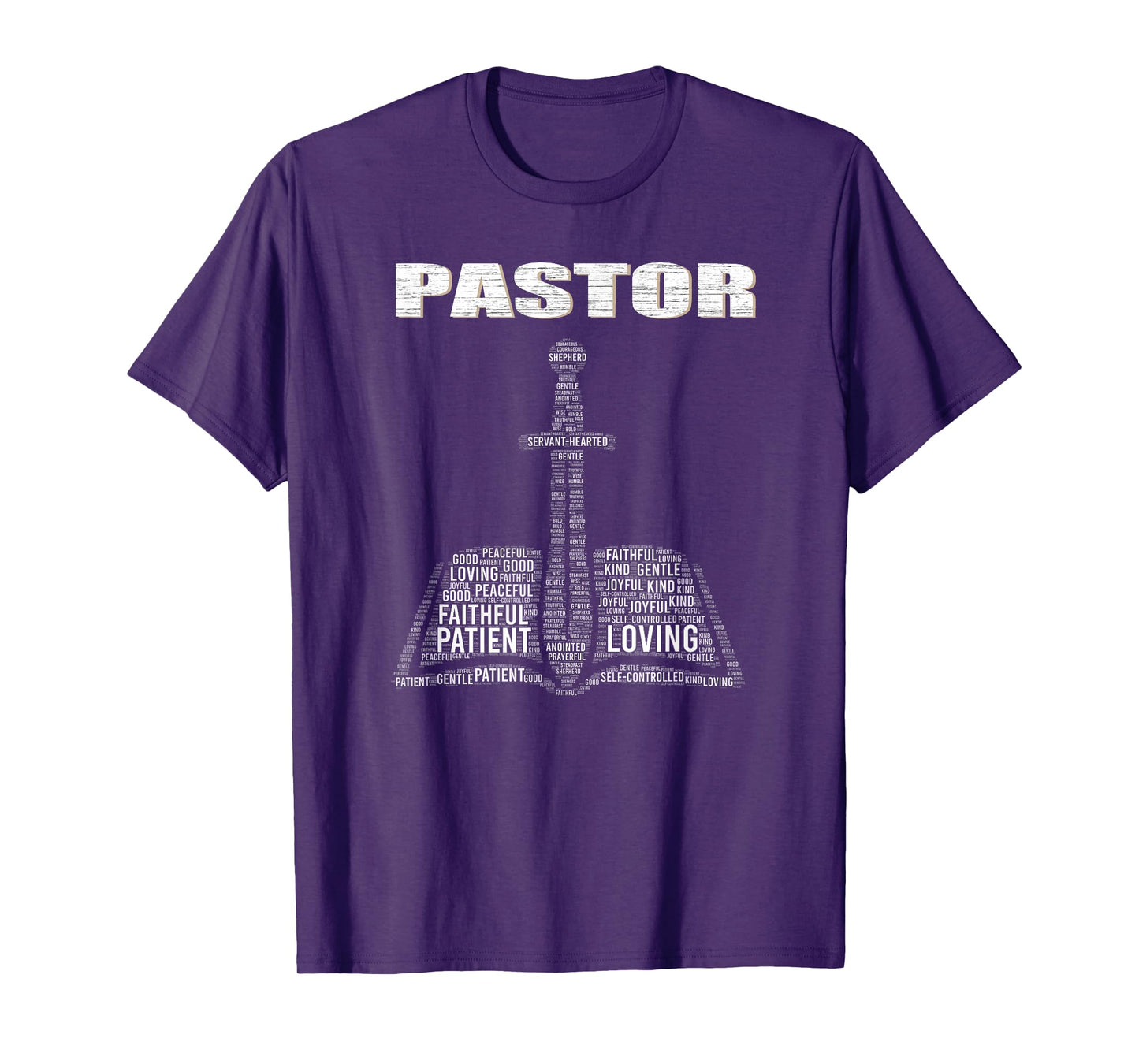 Christian Minister Word Cloud Church Pastor Appreciation Day T-Shirt