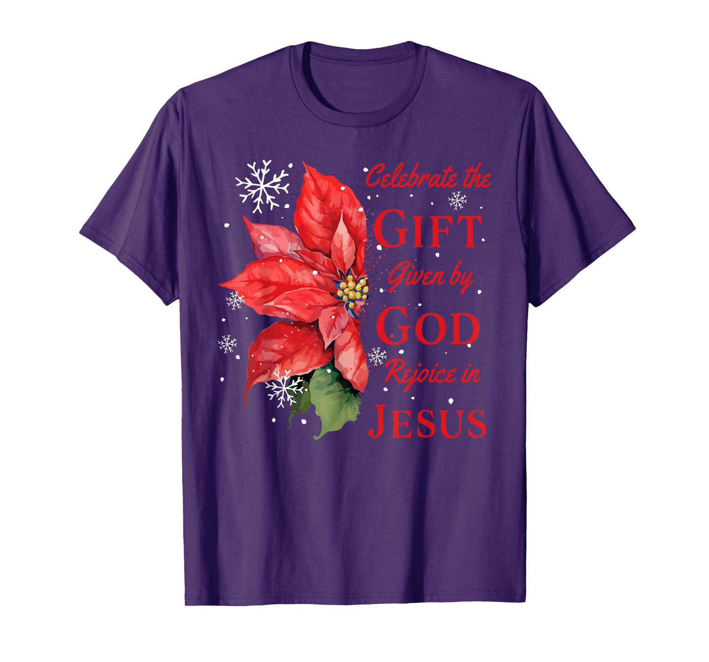 Celebrate Jesus Birth Christian Christmas T-Shirt