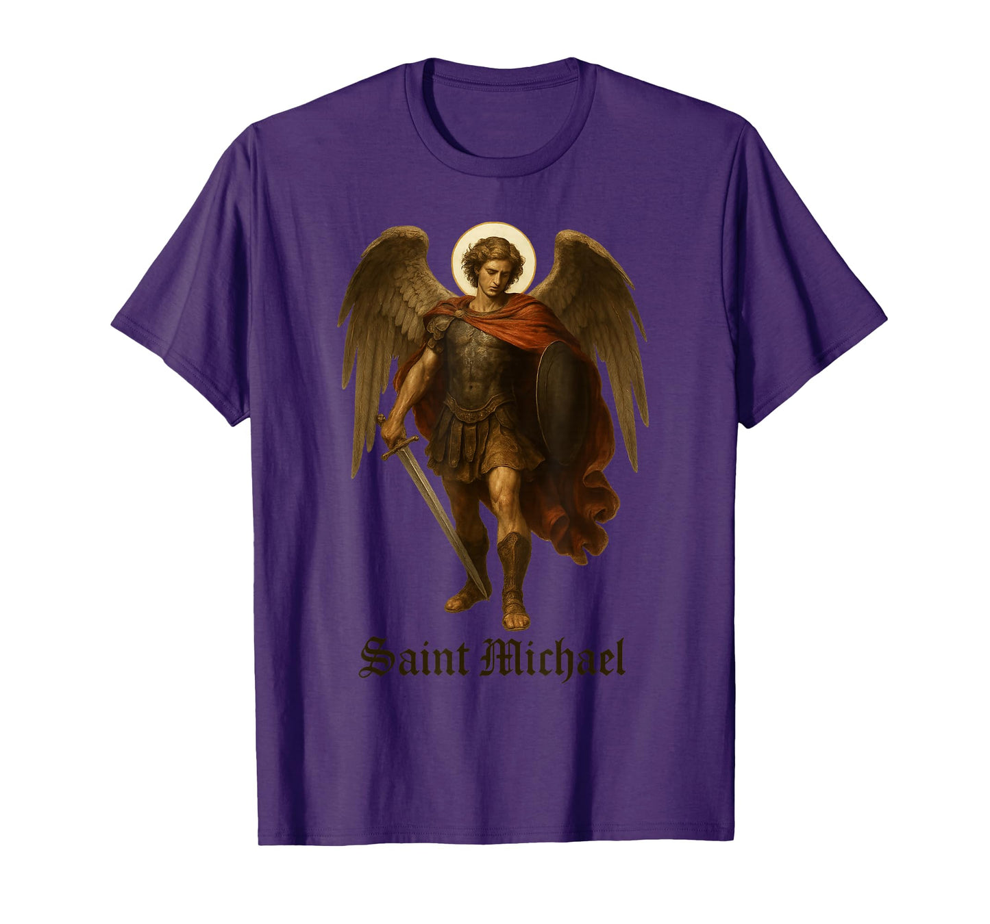 Archangel Saint Michael Prayer - Catholic Christian T-Shirt