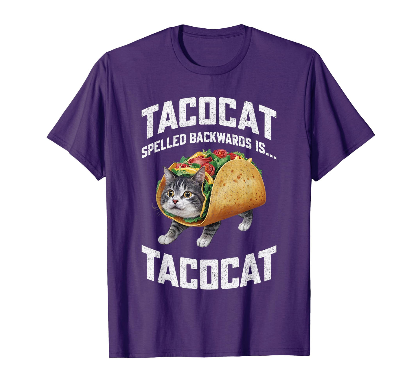 Tacocat Spelled Backward Is Tacocat Shirt Taco Cat Lover Men Women Girls Kids T-Shirt