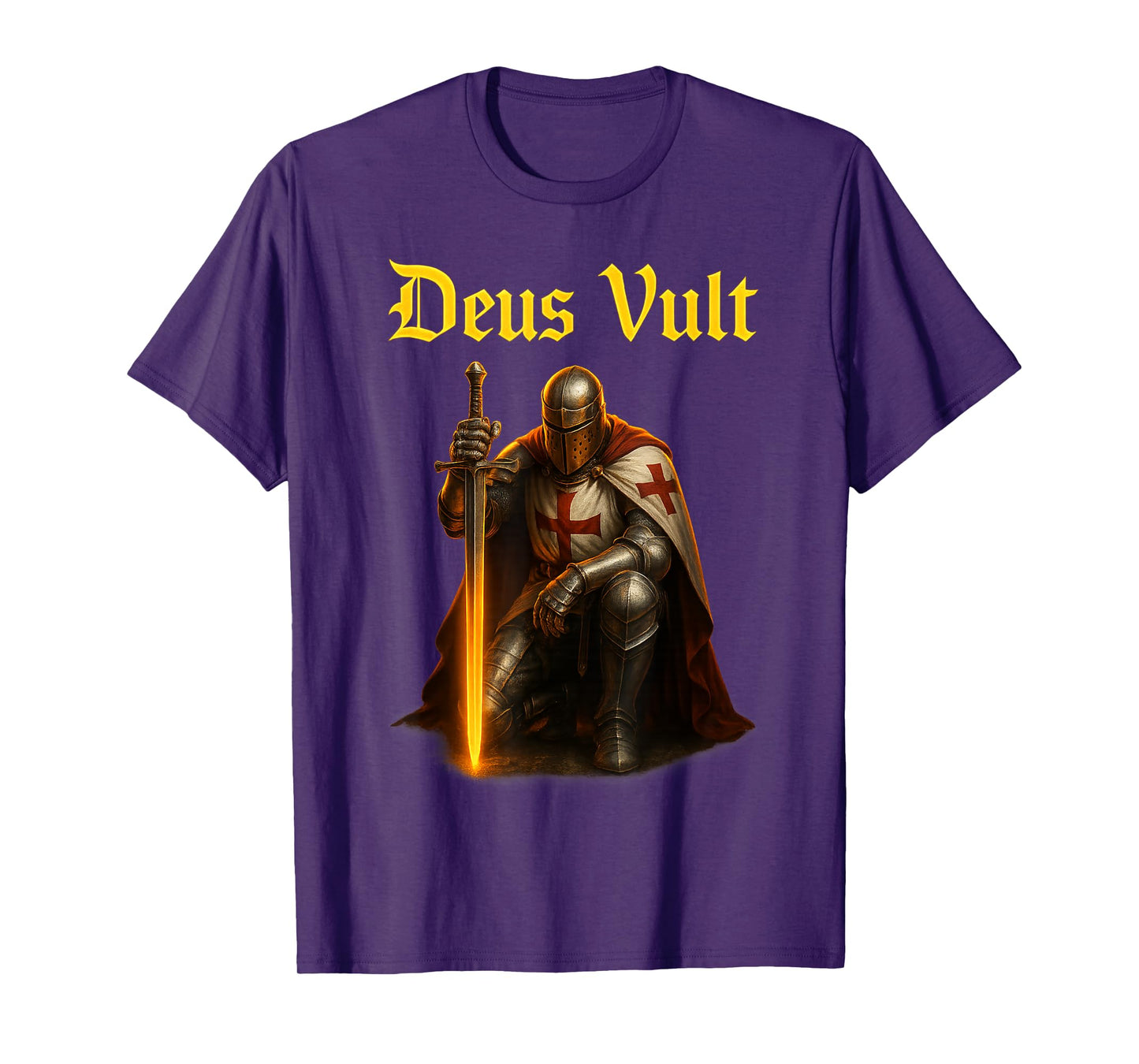 Deus Vult - Christian Catholic Templar Crusader T-Shirt