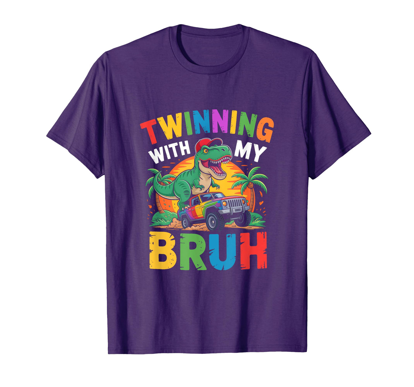 Twinning With My Bestie Kids Boys Funny Twin Day Spirit Week T-Shirt