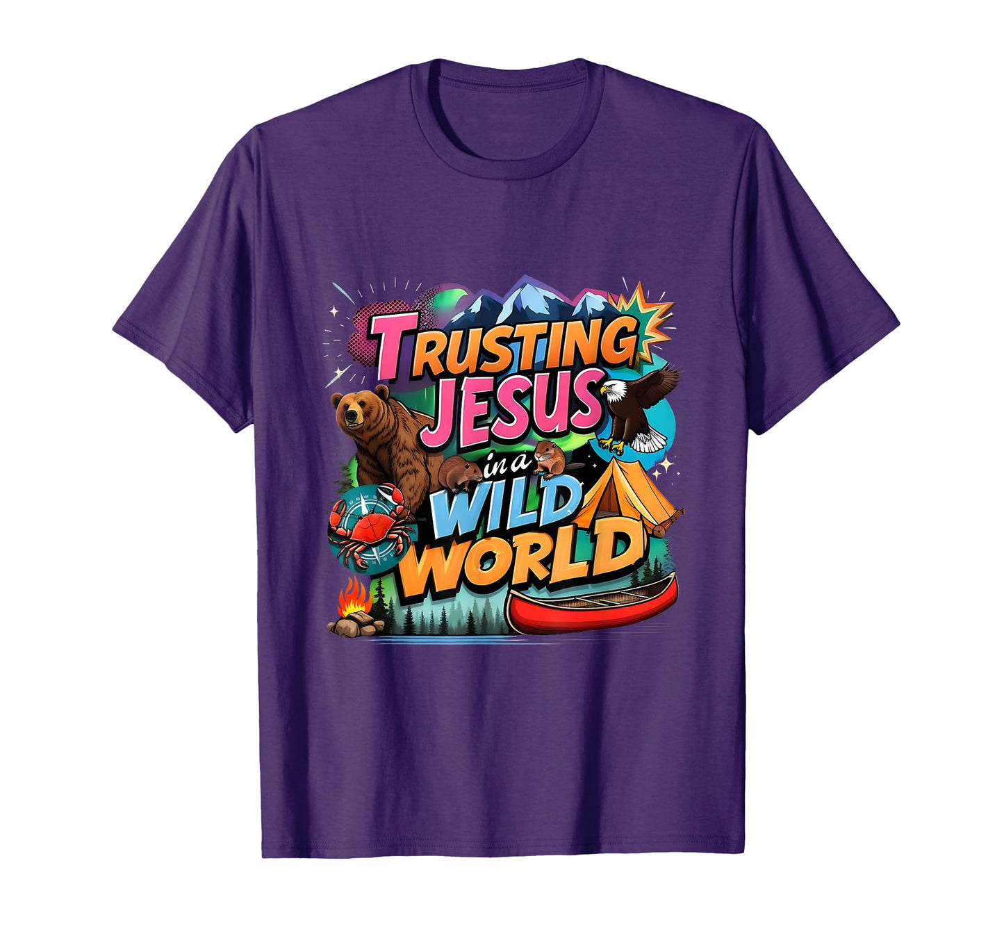 VBS 2025 Trusting Jesus Wild World Team Tee T-Shirt