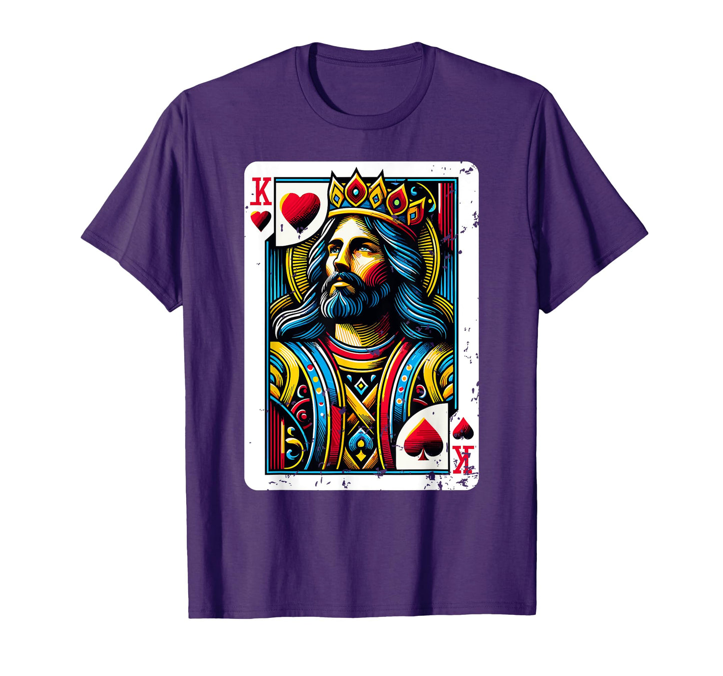 Jesus King Card Christian Bible T-Shirt