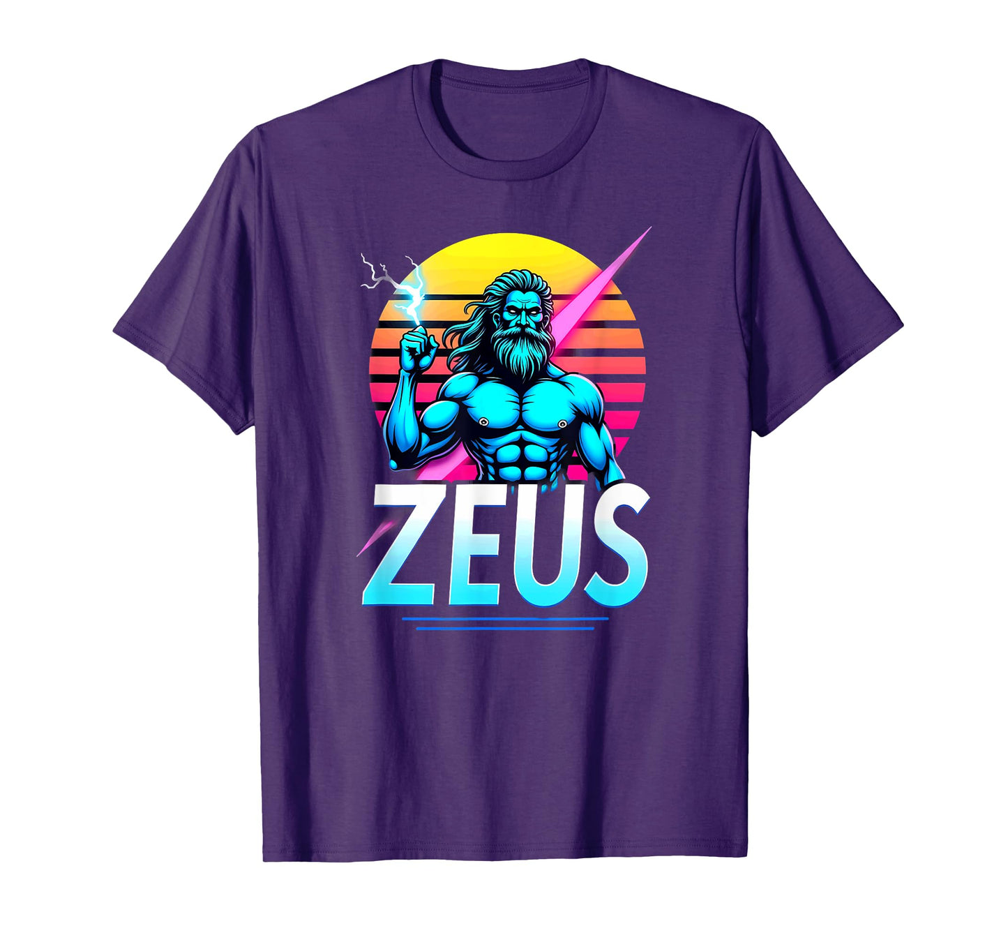 Retro Greek Mythology God Zeus T-Shirt
