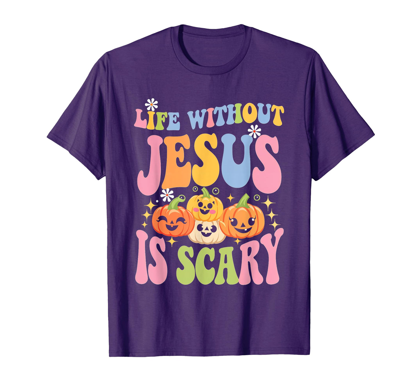Life Without Jesus Christian Faith Halloween Scary T-Shirt