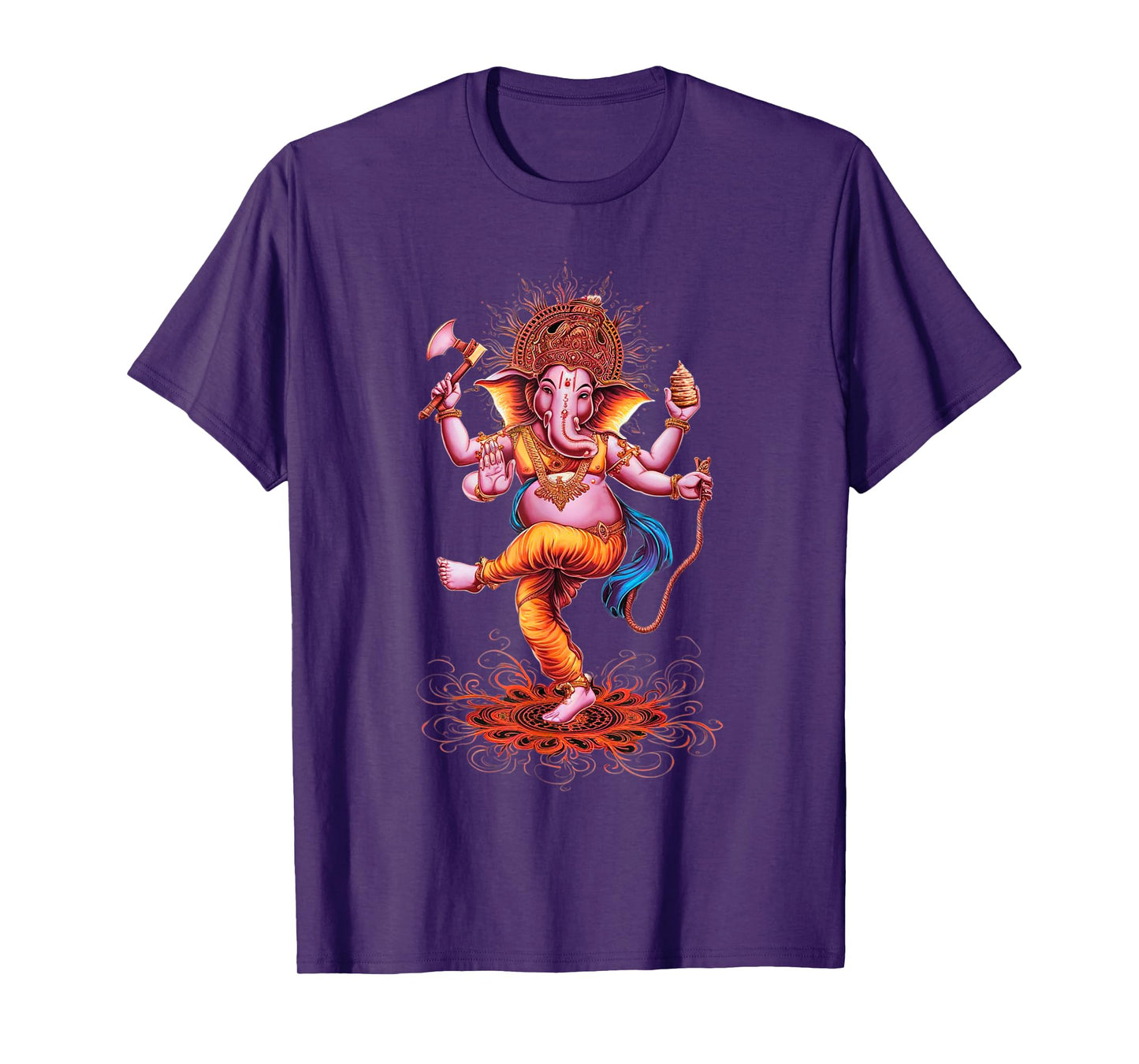 Hindu Ganesha Puja Elephant God India Meditation Yoga Murti T-Shirt