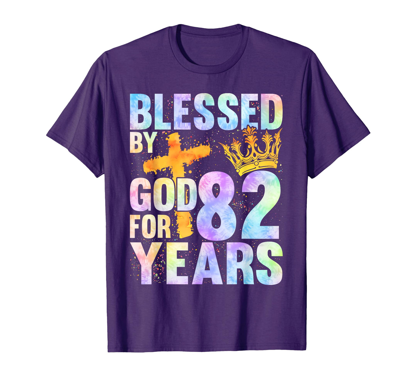 Blessed By God For 82 Years Happy 82nd Birthday T-Shirt