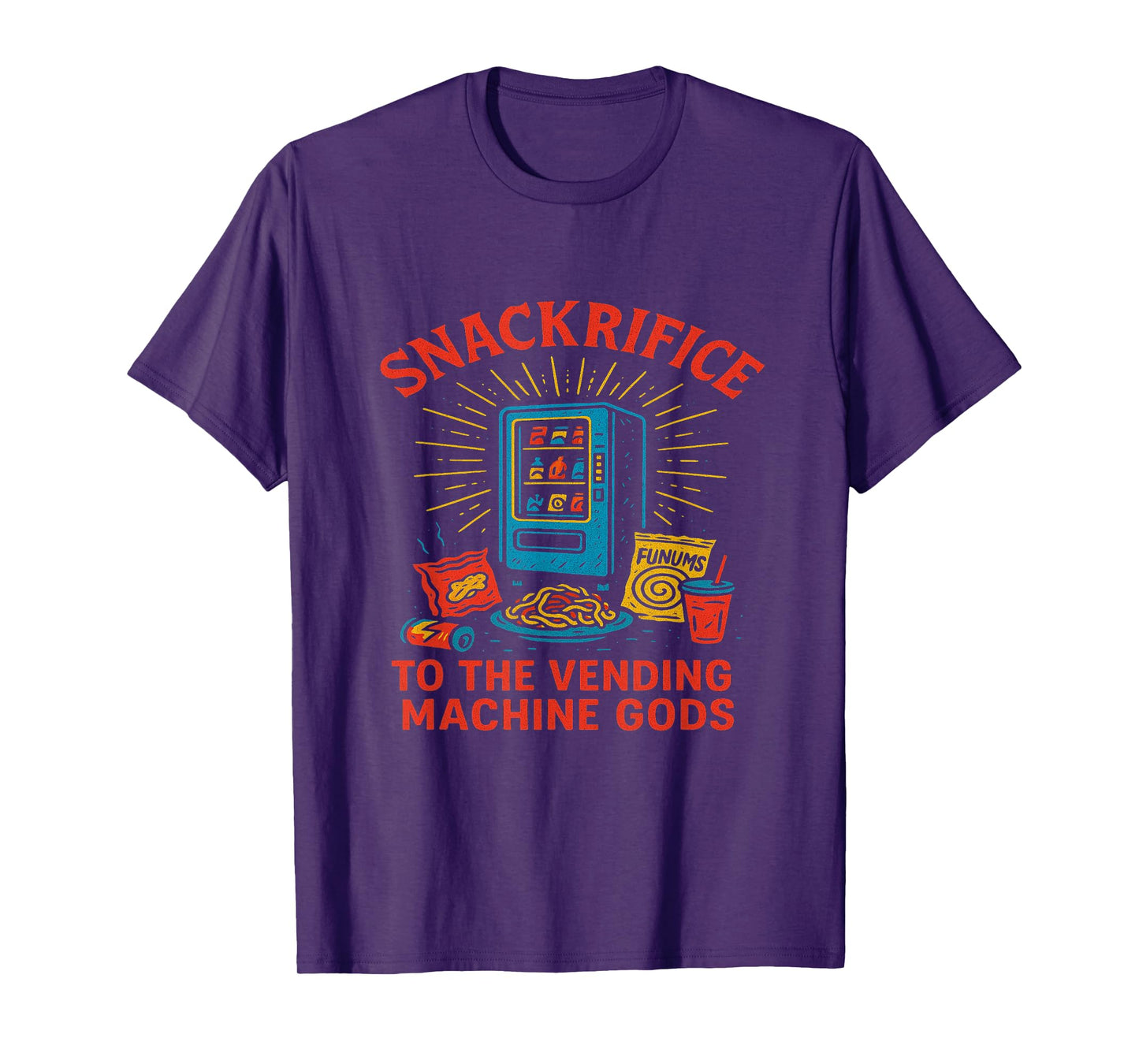 Snackrifice to The Vending Machine Gods T-Shirt