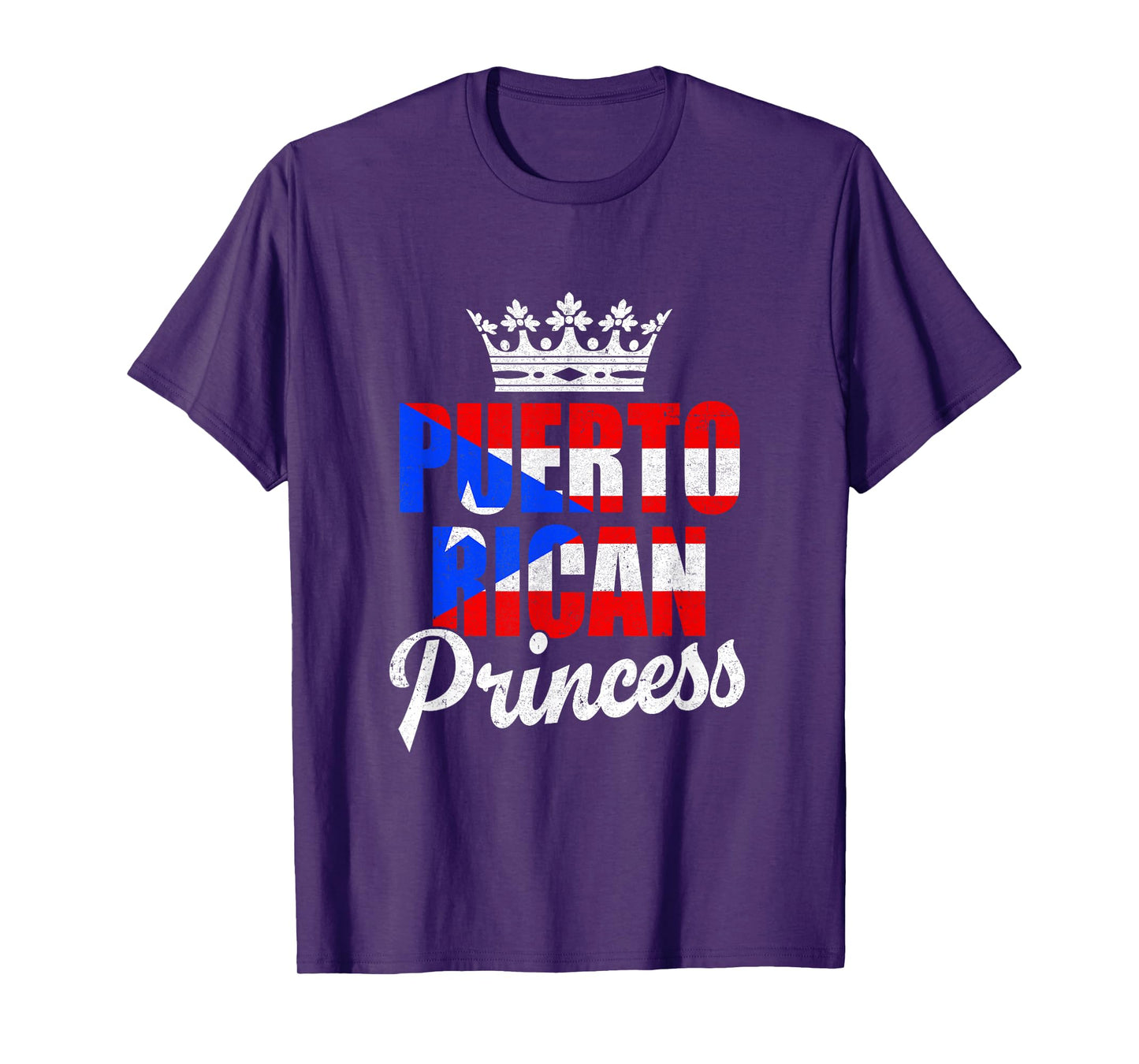 Funny Puerto Rico Graphic Women Girls Puerto Rican Princess T-Shirt