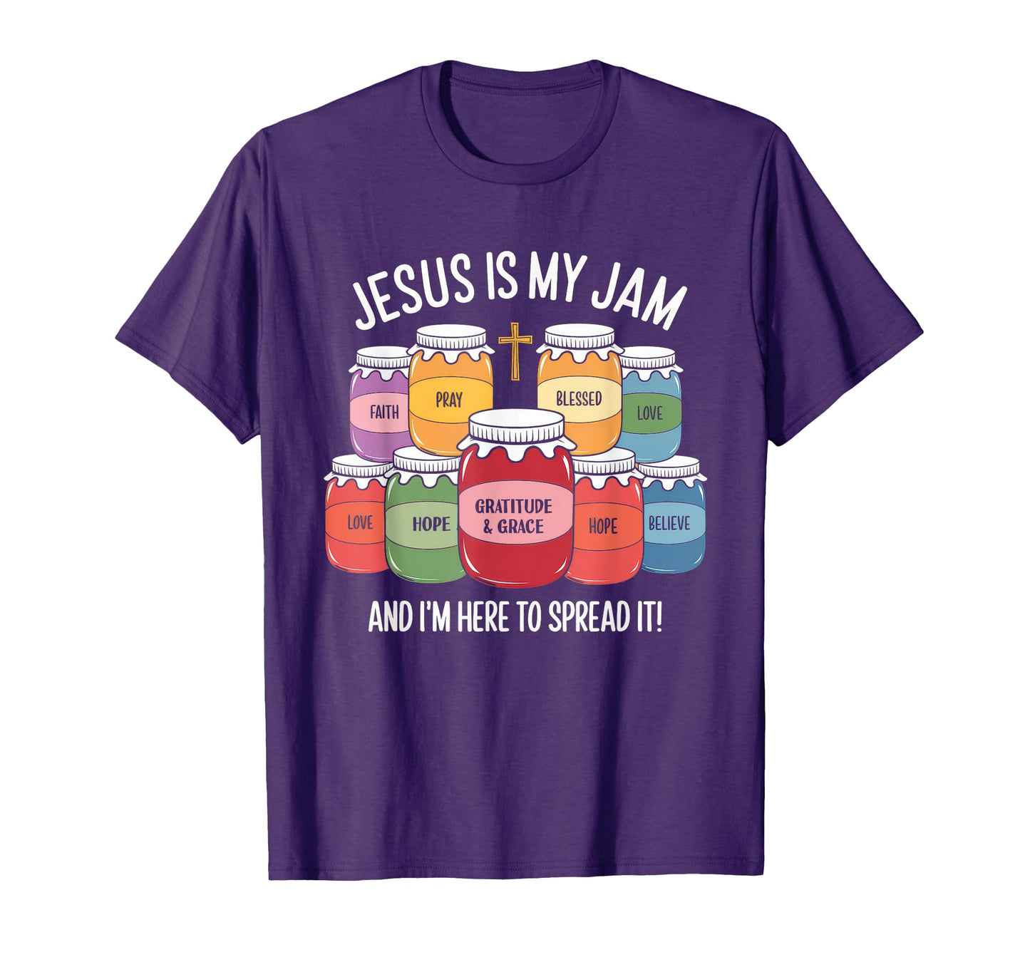 Jesus is My Jam Tshirt Men Women Christian Bible Verse T-Shirt