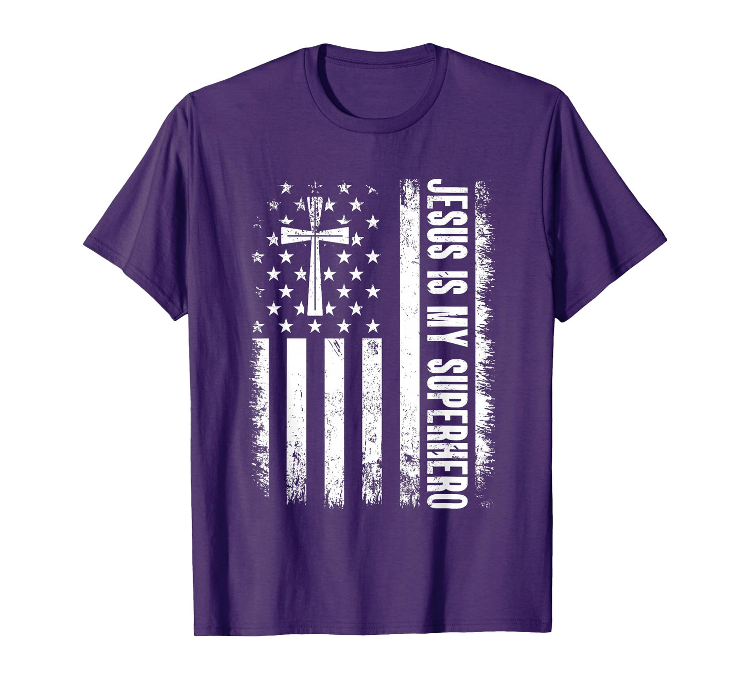 Jesus Is My Superhero - Christian Religious T-Shirt