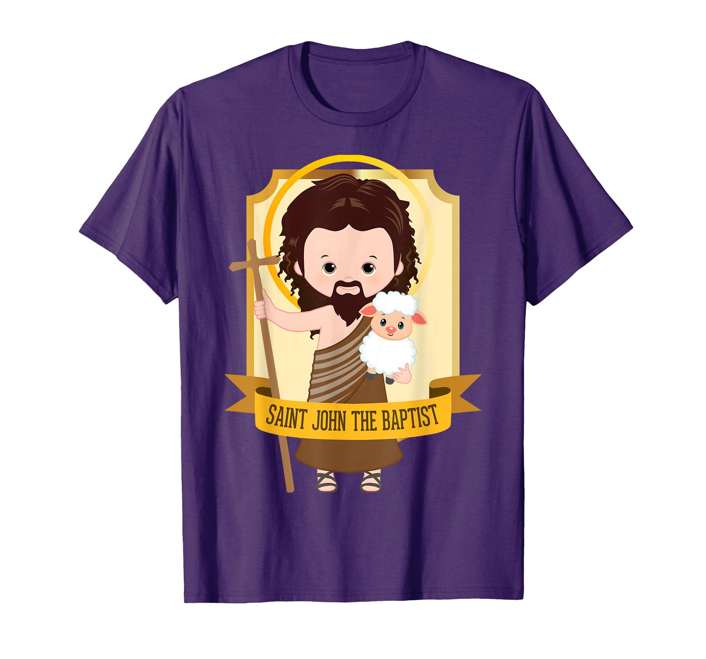 Saint John the Baptist Bible Gospel Cute Catholic Saint Kids T-Shirt