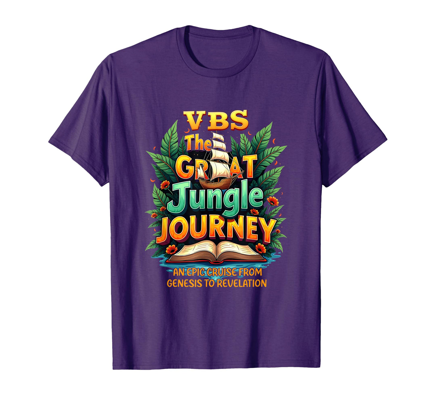Jungle Journey VBS Campers Vacation Camp VBS 2025 Youth T-Shirt