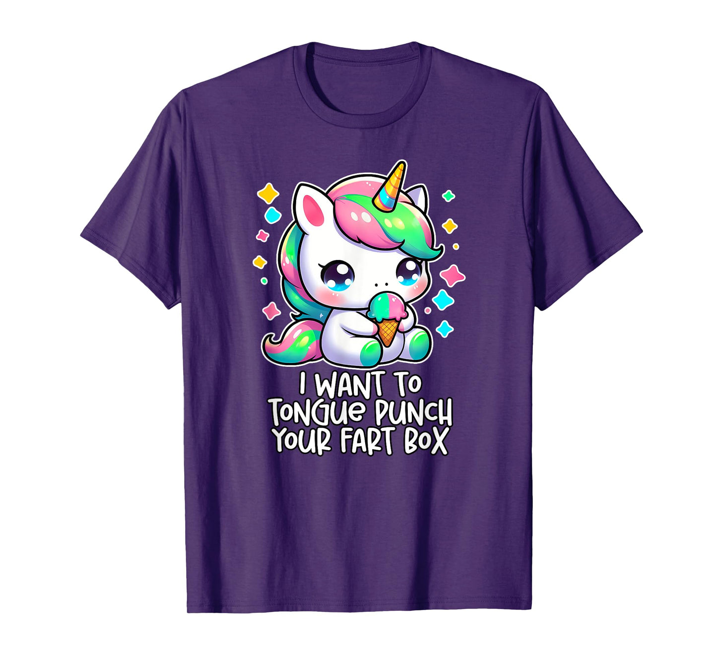 I WANT TO TONGUE PUNCH YOUR FART BOX Funny Inappropriate Gag T-Shirt