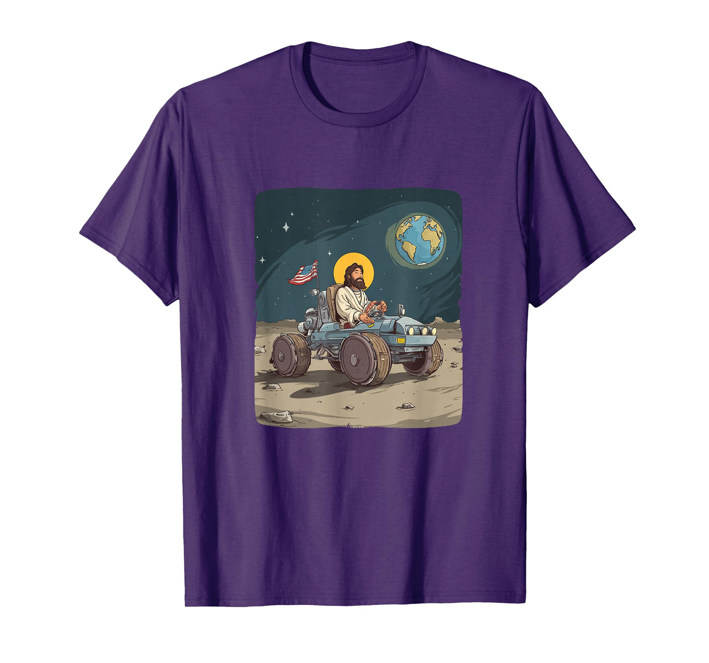 Funny Moon Vehicle Jesus Christ Costume for Boys and Girls T-Shirt