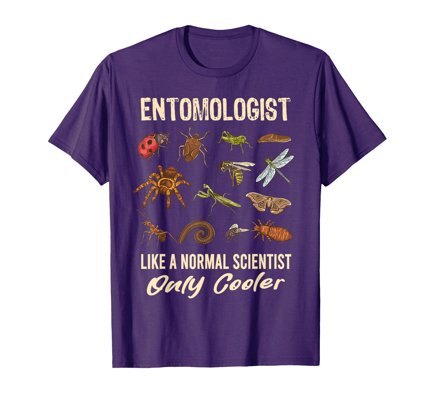 Entomologist Definition Funny Entomology Science Insect T-Shirt