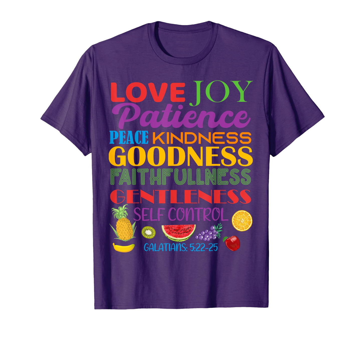 Awesome Galatians Fruit Of The Spirit Religious Verses T-Shirt