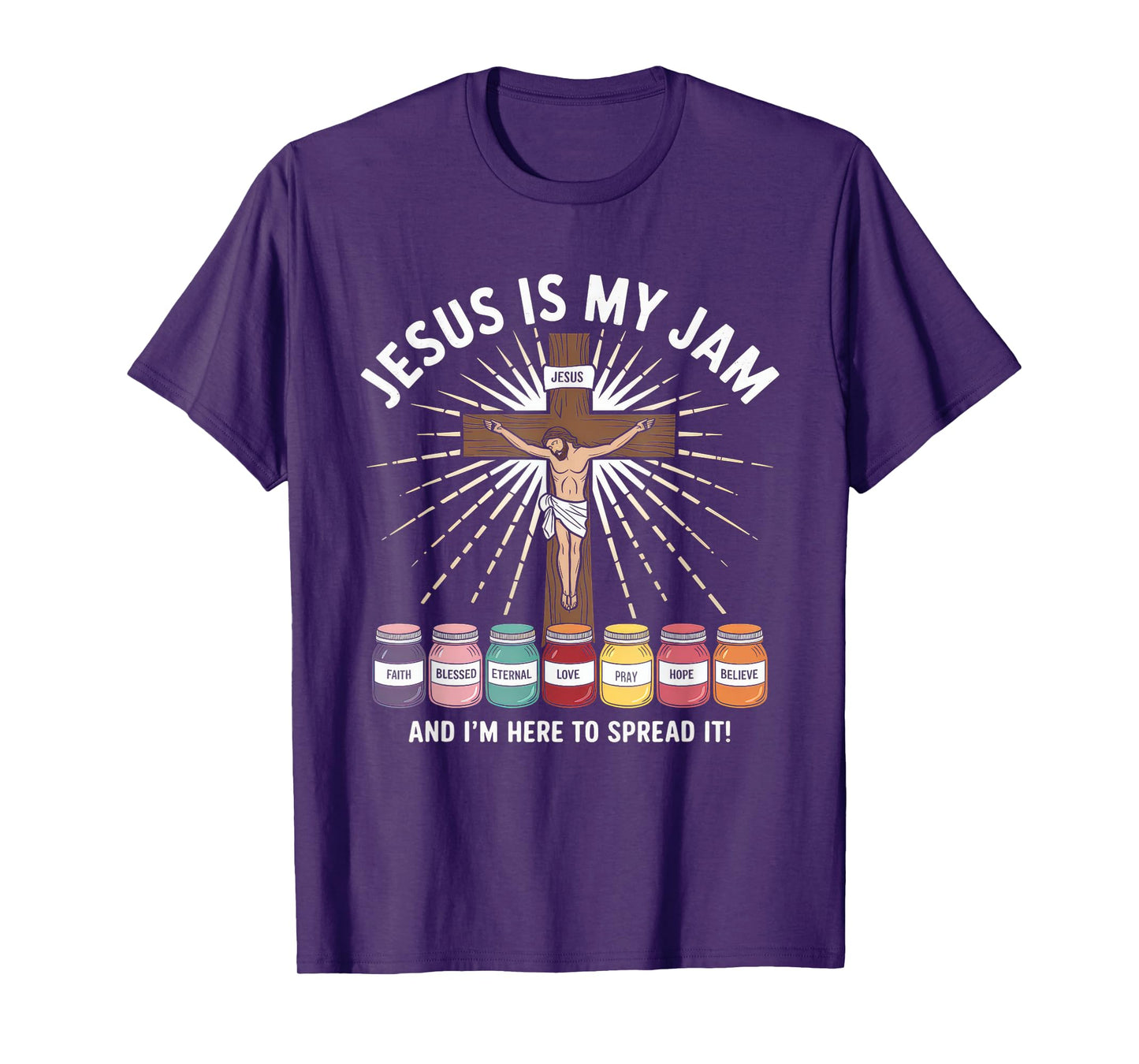 Jesus is My Jam Tshirt Men Women Christian Bible Verse T-Shirt