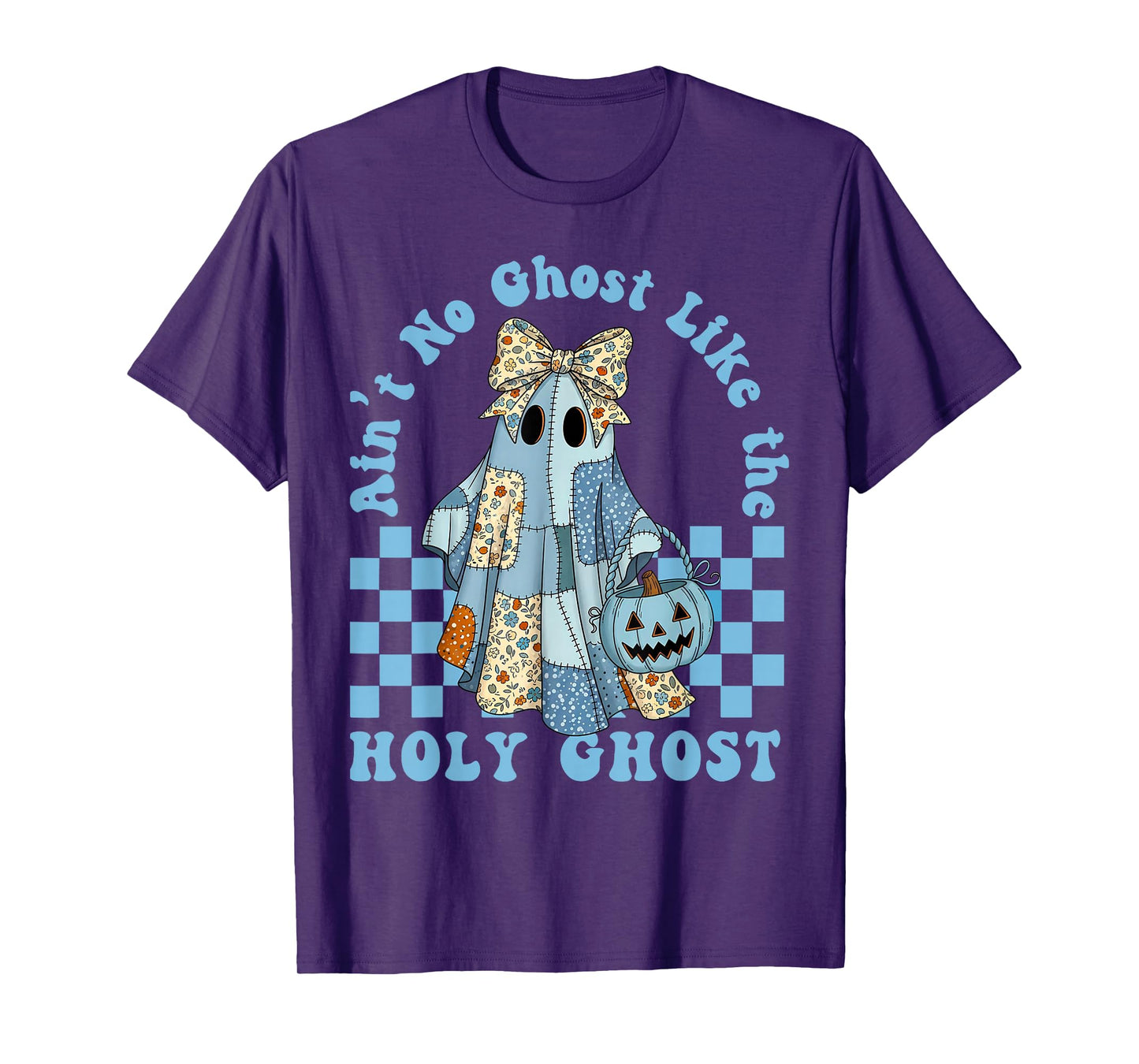 Groovy Aint No Ghost Like The Holy Ghost Christian Halloween T-Shirt