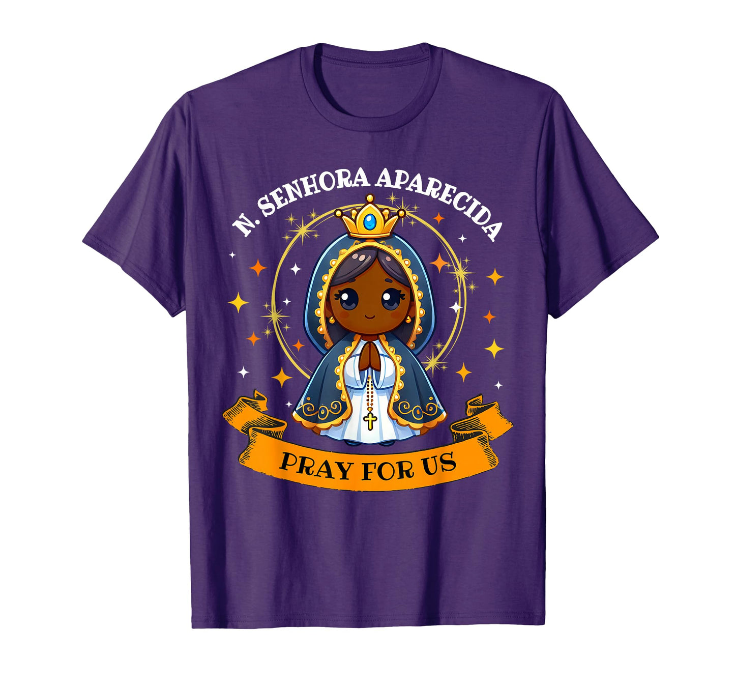 Nossa Senhora Aparecida Brasil Catholic Christians for Kids T-Shirt
