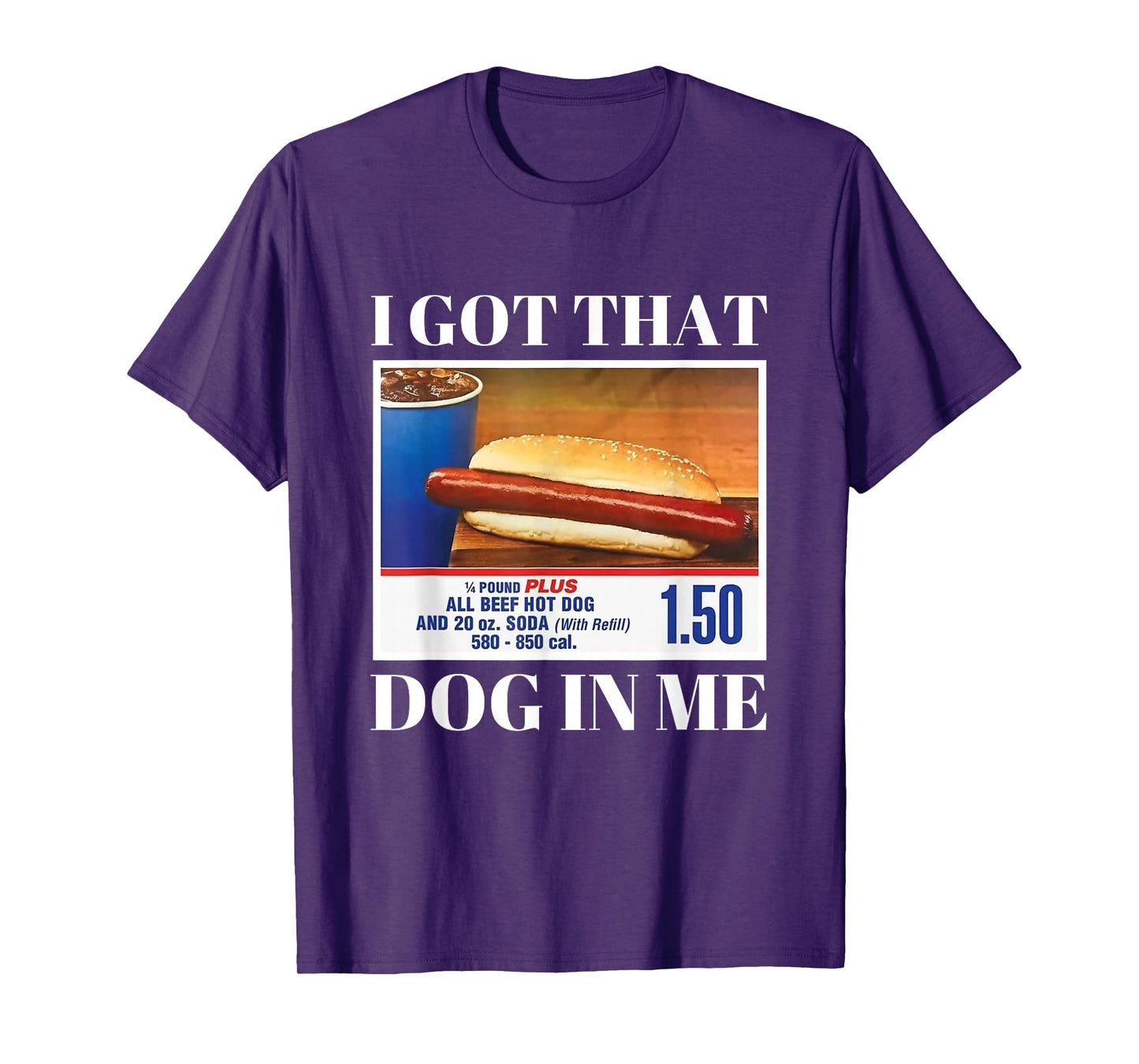 I Have This Dog In Me Funny Hot Dog for Men and Women Funny Memes T-Shirt