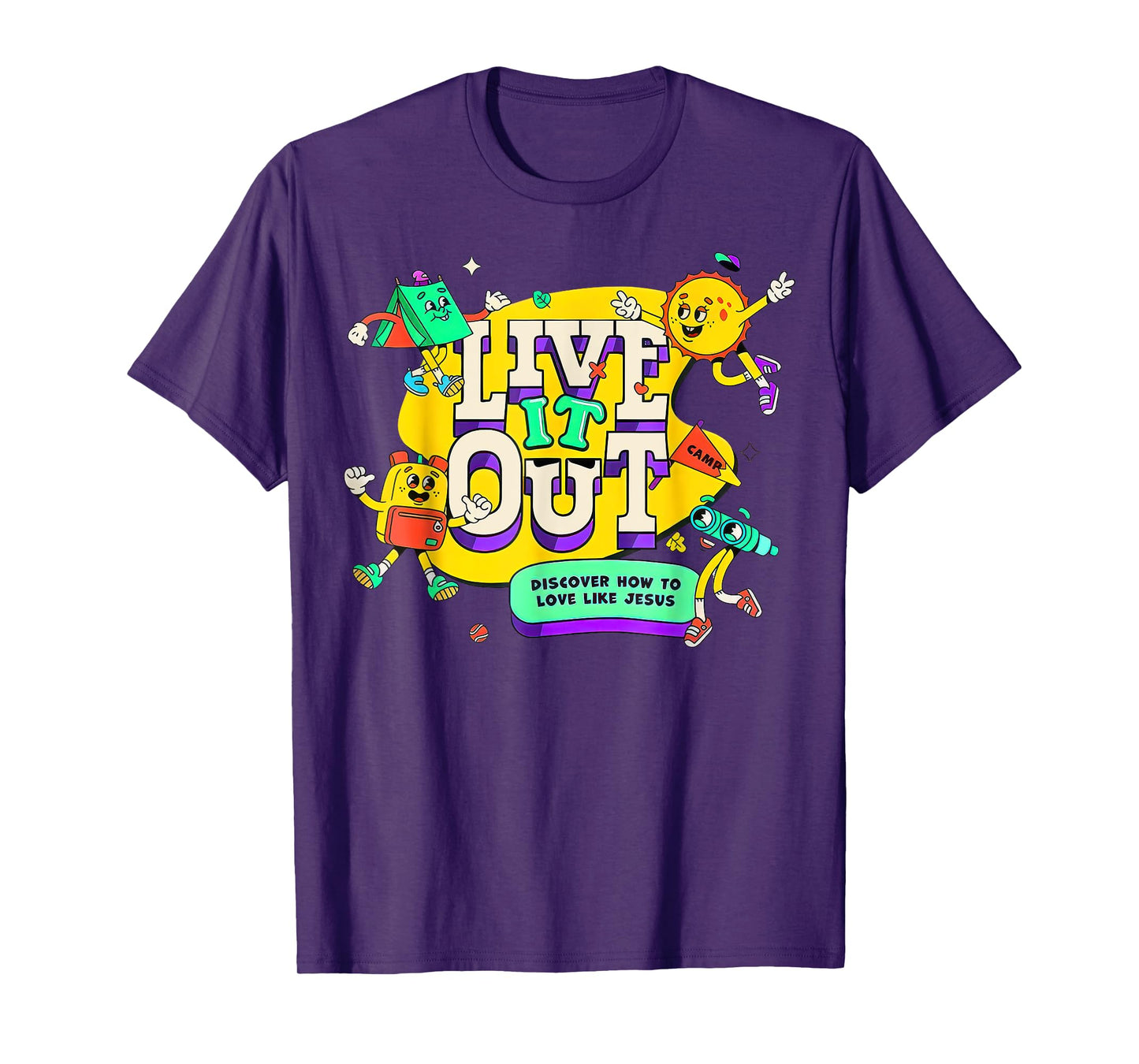 Live It Out Discover How To Love Like Jesus VBS 2025 T-Shirt