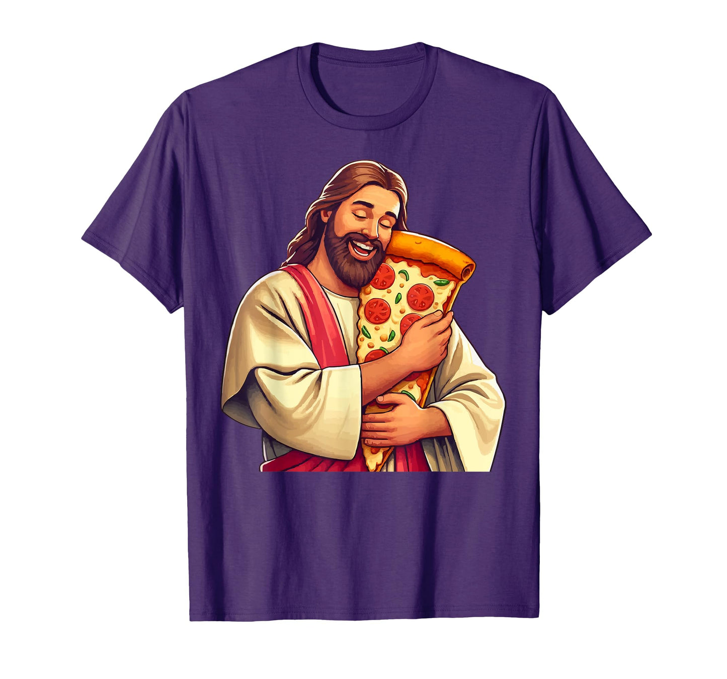 Funny Jesus Pizza Lover Christian Humor Tee Pizza Joke T-Shirt