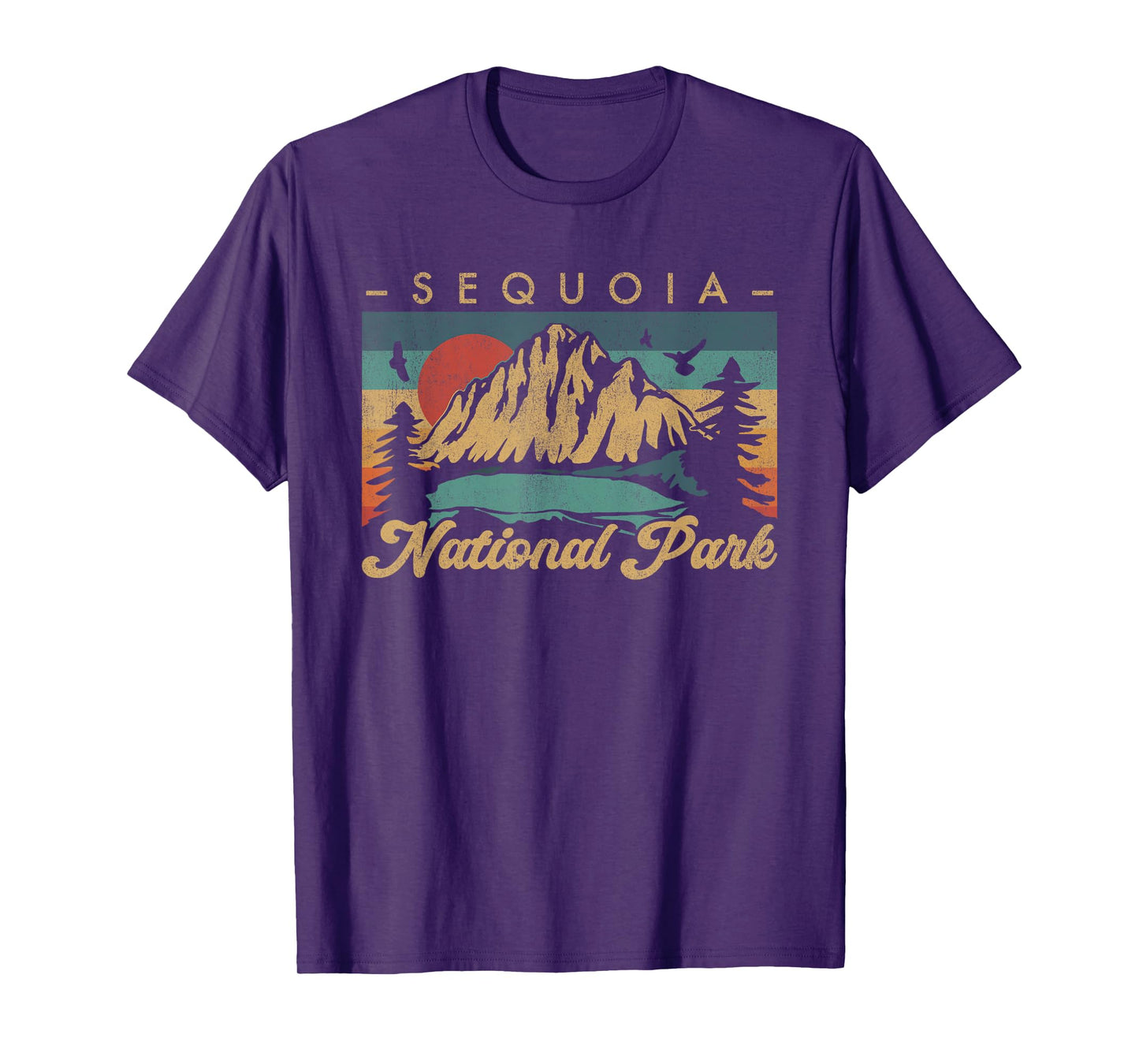 Retro Vintage Graphic Sequoia National Park T-Shirt