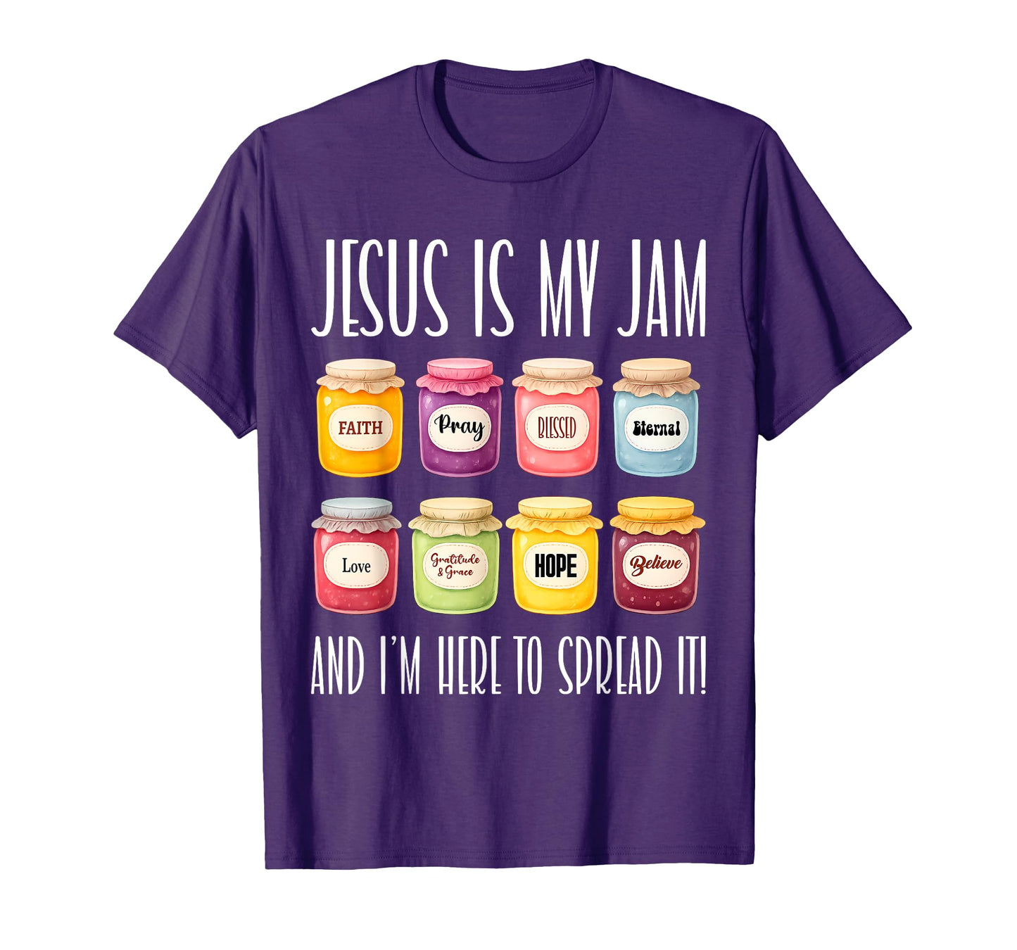 Jesus is My Jam Christian Bible Verse God Christian Faith T-Shirt