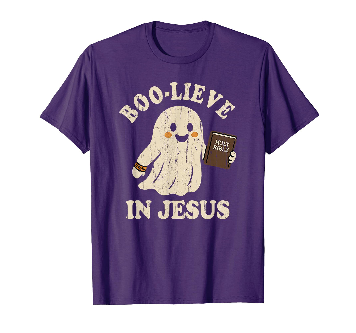 Boo-Lieve in Jesus, Christian Halloween T-Shirt