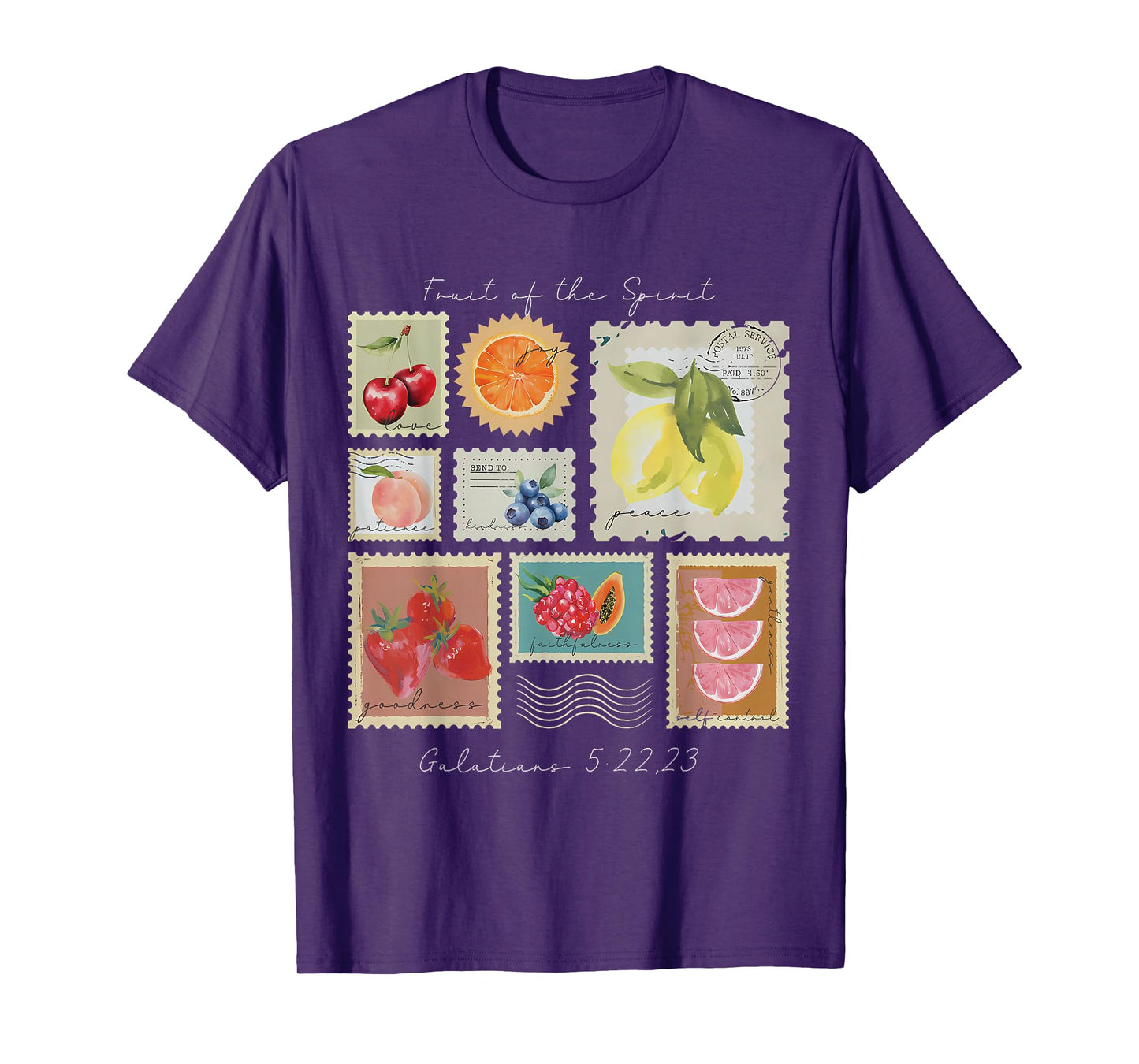 Fruit of The Spirit Christian Faith Jesus God Lovers Bible T-Shirt