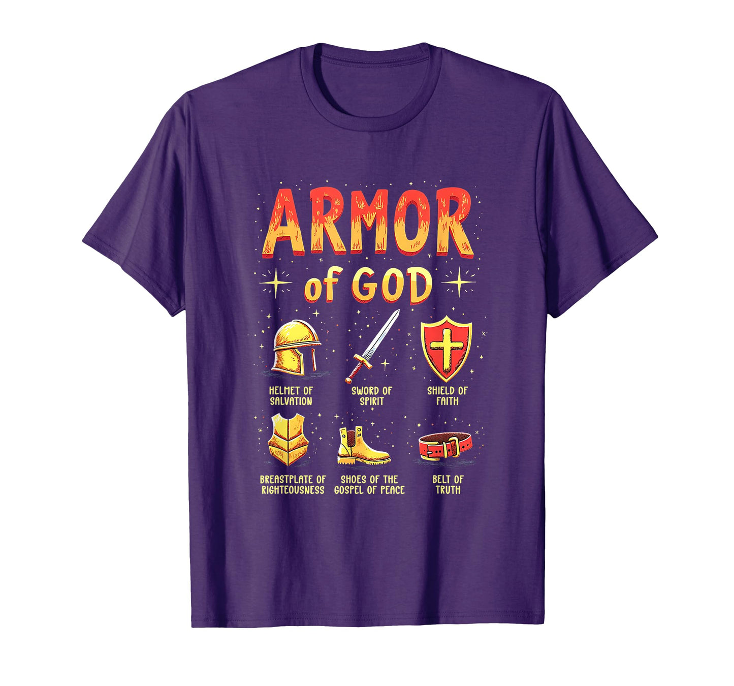 Cute Baby Boy Toddler Jesus Armor Of God Christian T-Shirt